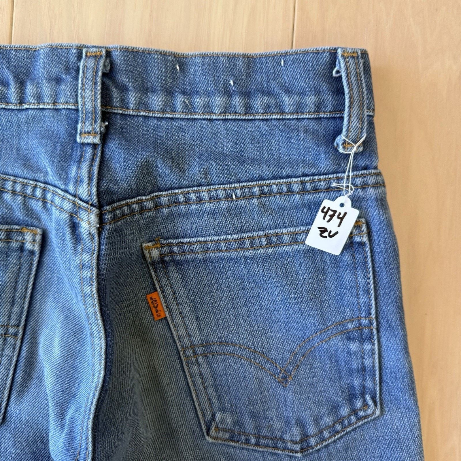 Levi's × Vintage Vintage Levis 784 Bell Bottom Jeans 27 Blue For Women 80s Size 27" / US 4 / IT 40 - 9 Thumbnail