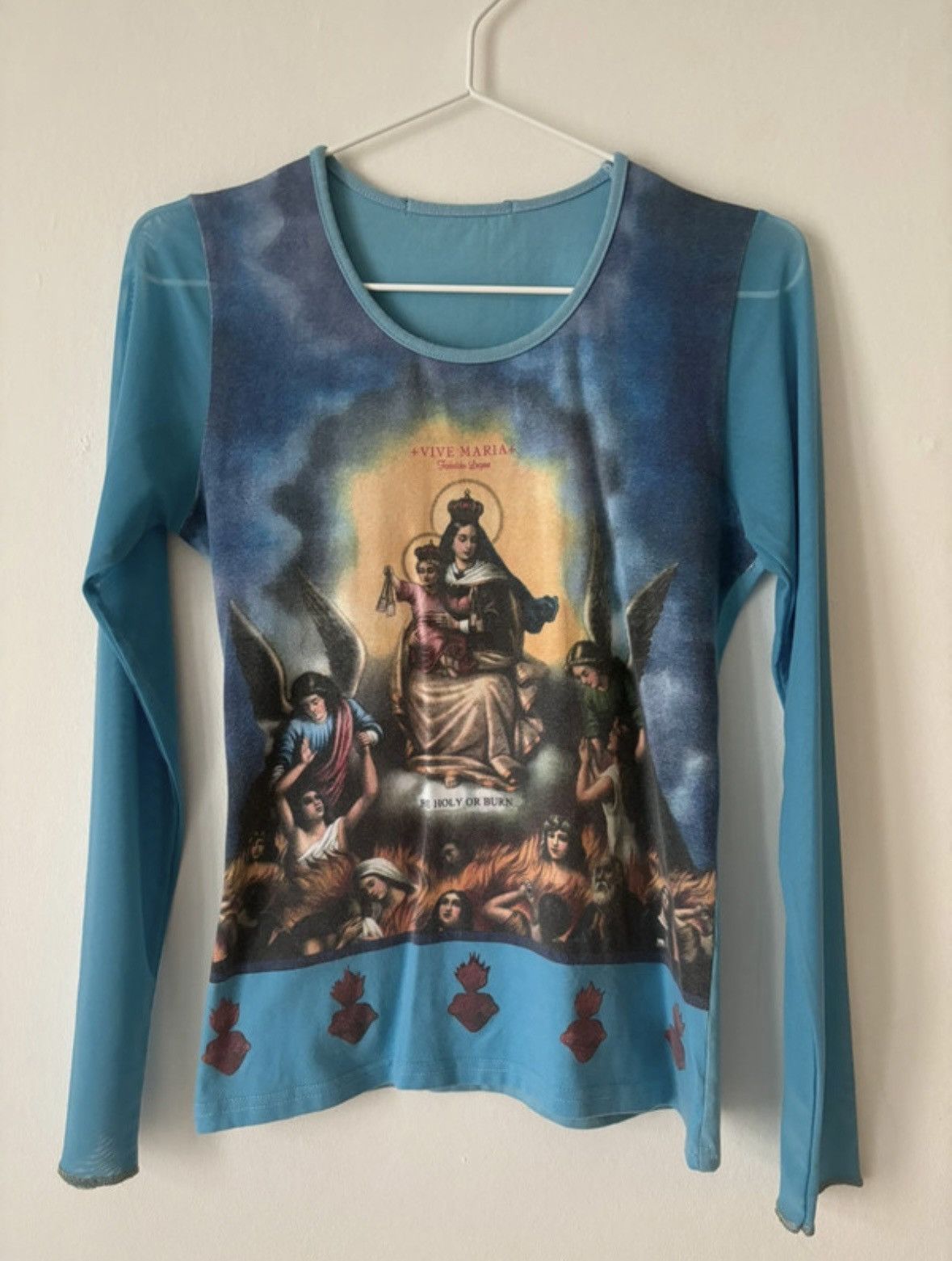 Designer × Vintage Vive Maria super rare Top with amazing graphic Size S / US 4 / IT 40 - 1 Thumbnail