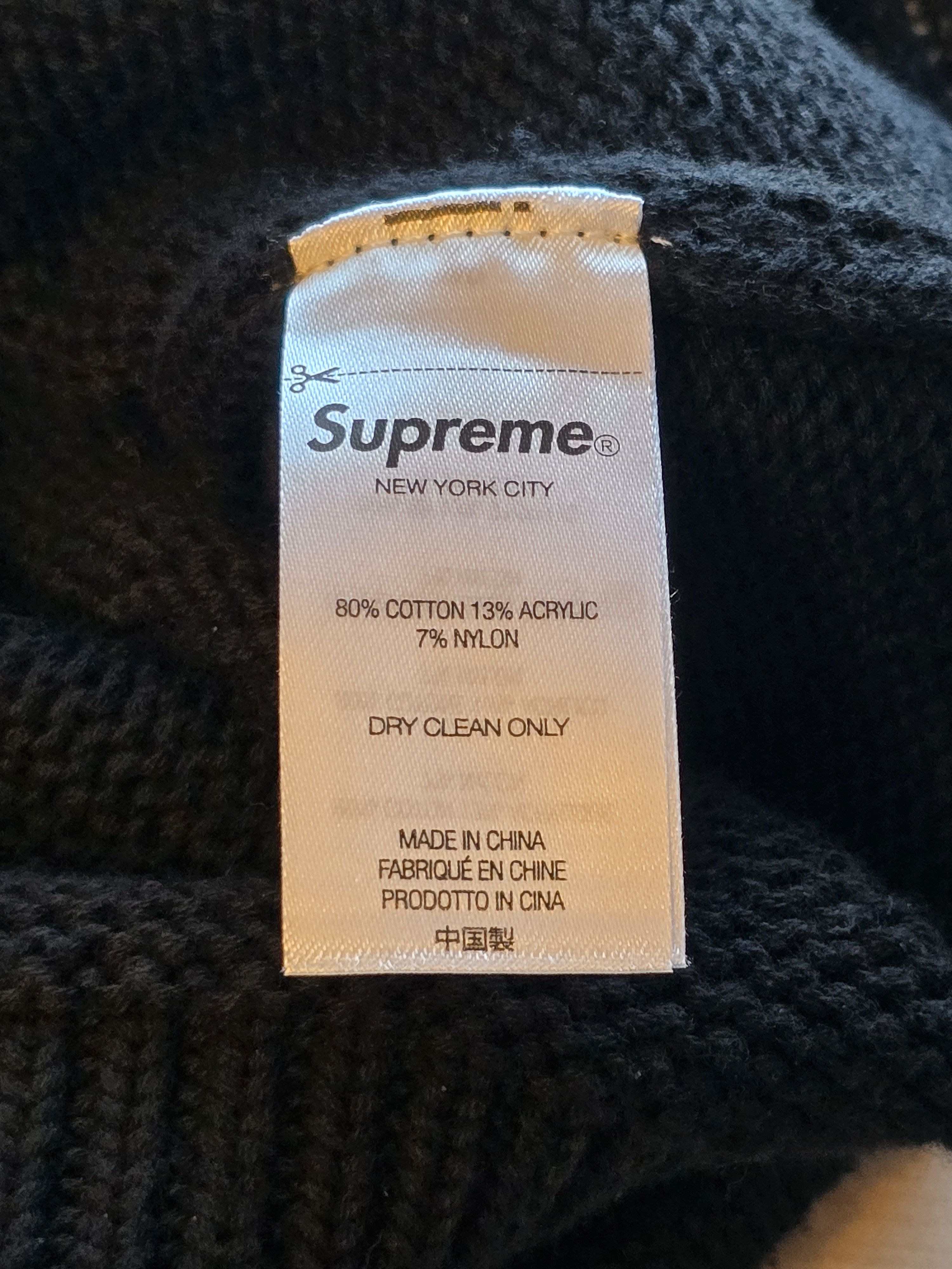 Supreme Supreme Chenille Logo Sweater Size US L / EU 52-54 / 3 - 6 Thumbnail