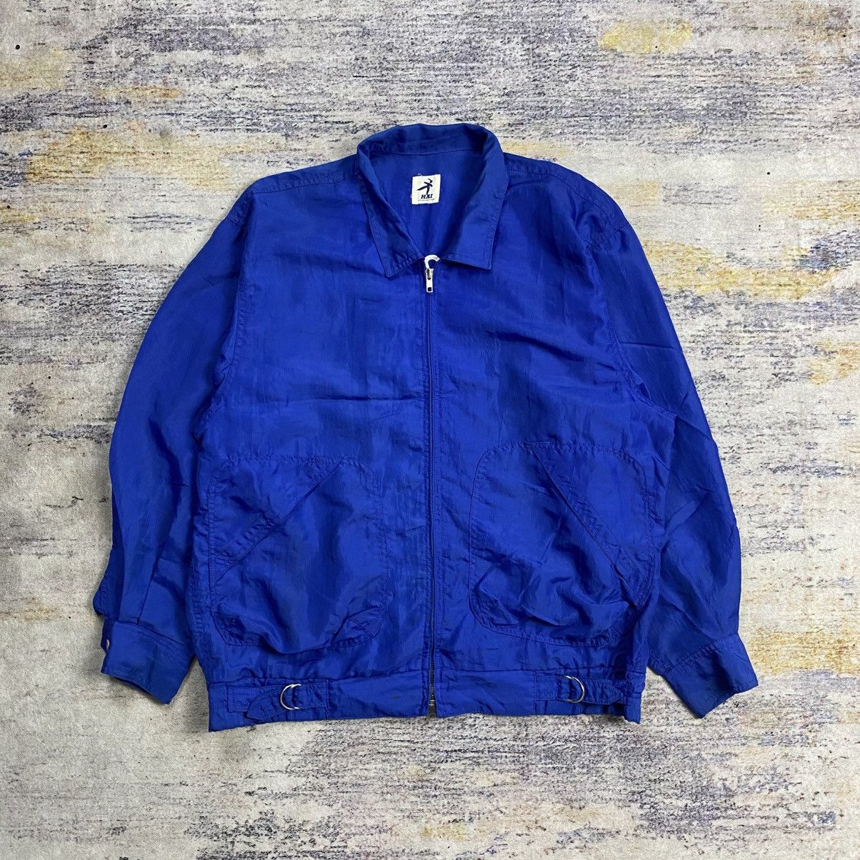 Hai Sporting Gear × Issey Miyake Vintage 90s Hai sporting gear big logo embroidery jacket Size US L / EU 52-54 / 3 - 2 Thumbnail