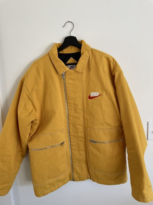 Supreme Supreme x Nike Double Zip Quilted Work Jacket Mustard