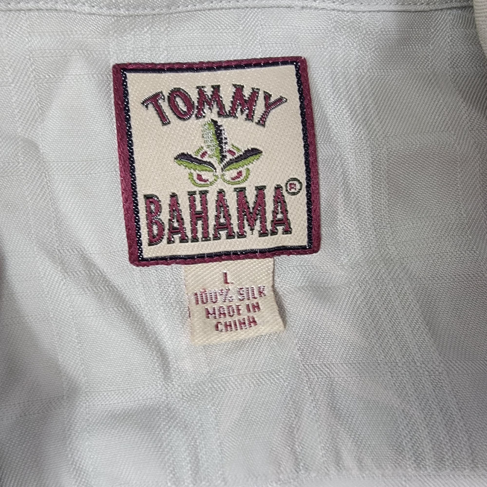 Tommy Bahama Tommy Bahama Mens Large Beige Short Sleeve Floral Hawaiian S Size US L / EU 52-54 / 3 - 3 Thumbnail
