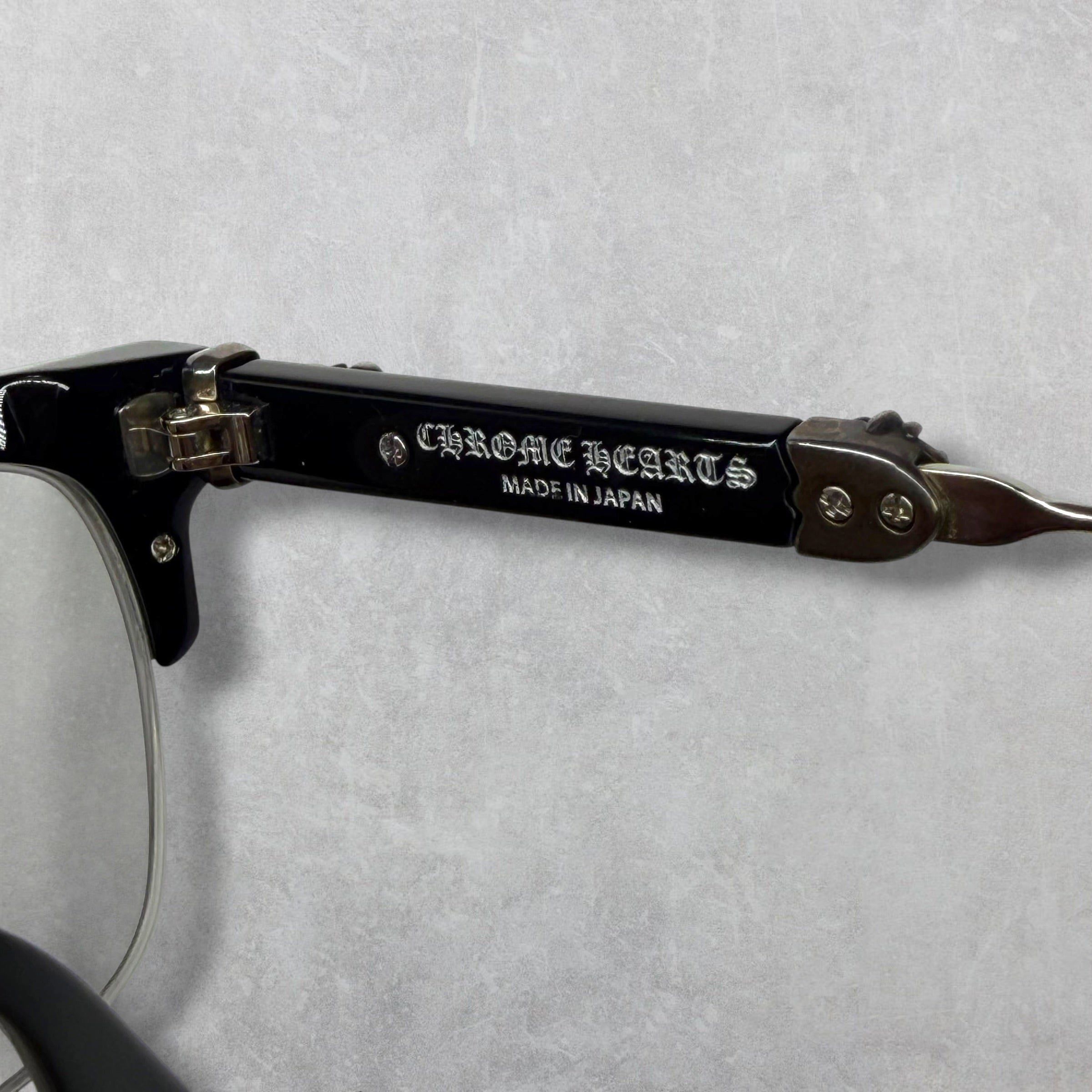 Chrome Hearts Chrome Hearts Evagilist Black Glasses Size ONE SIZE - 6 Thumbnail