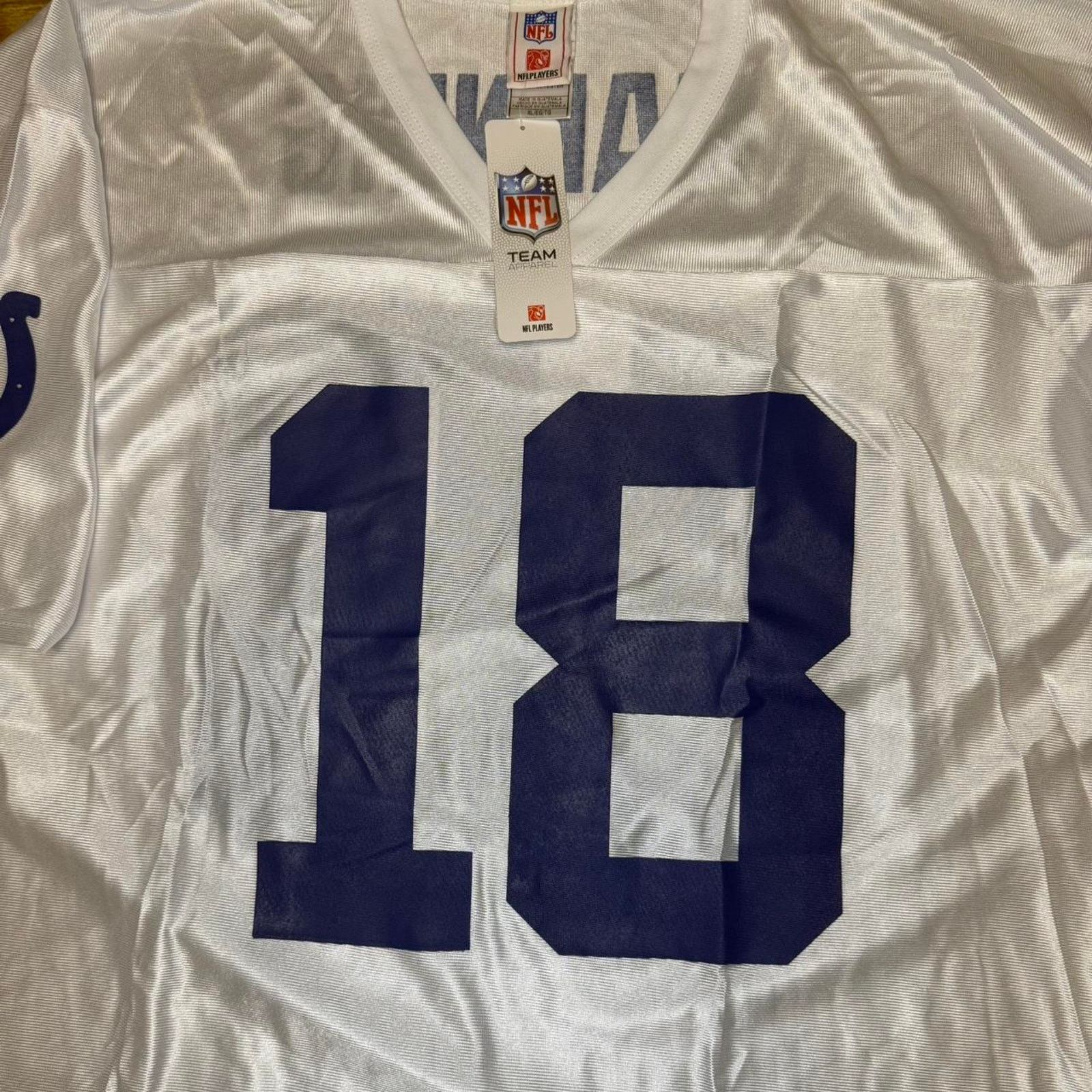NFL × Vintage Vintage y2k Peyton Manning Indianapolis Colts Jersey Size US XL / EU 56 / 4 - 4 Thumbnail