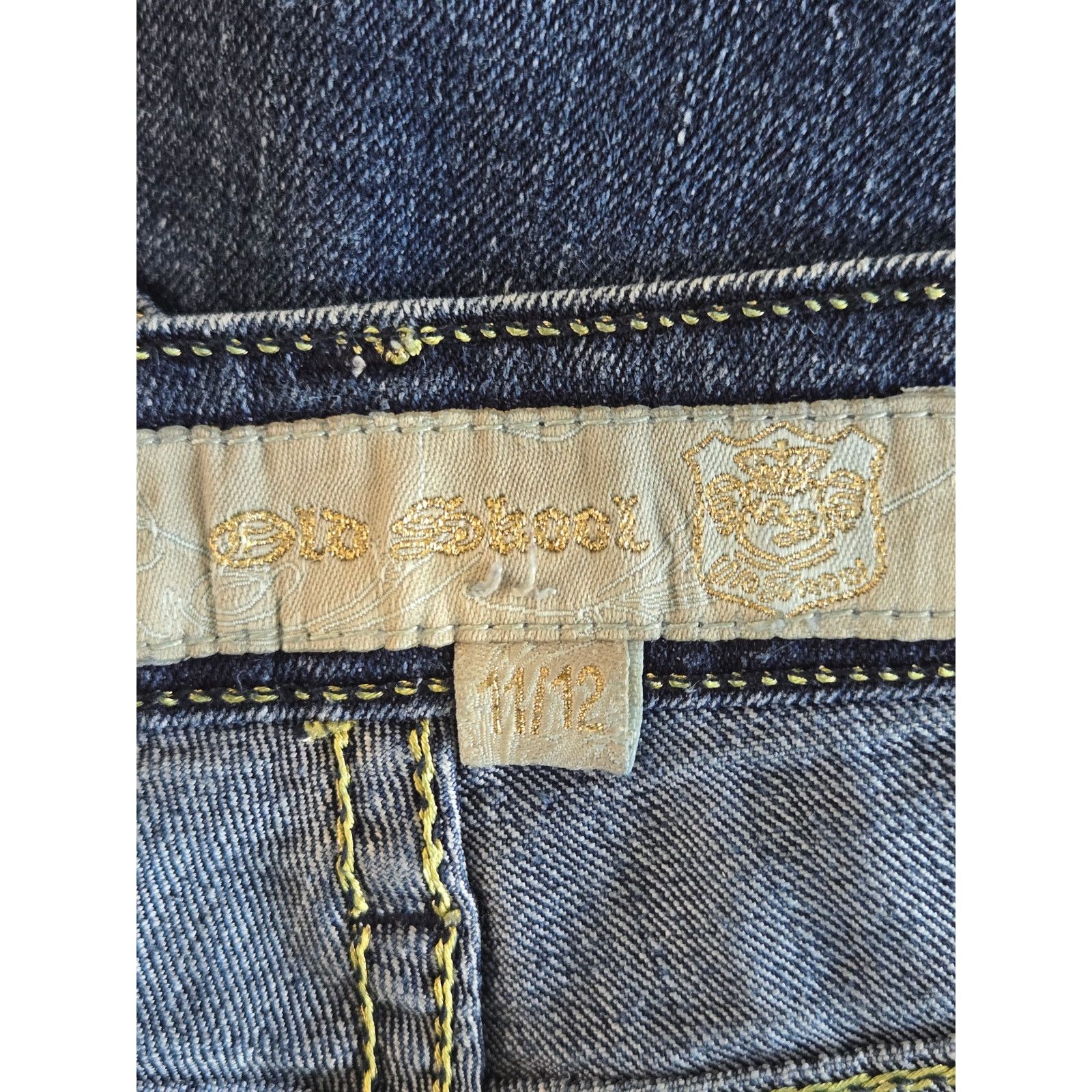 Other Vintage Y2K Old Skool Boot Cut Jeans Size 11/12 Size 34" / US 12 / IT 48 - 7 Thumbnail
