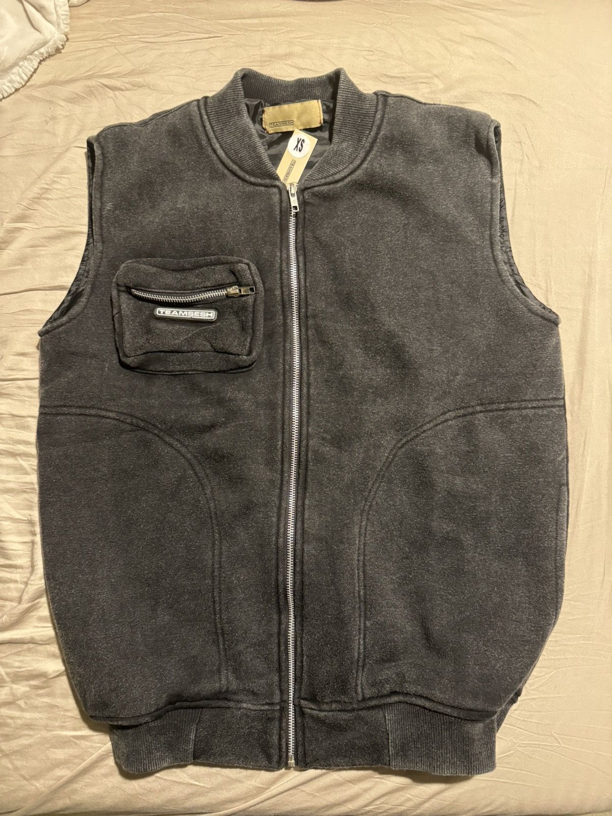Bones TeamSESH x bones VINTAGE WASHED 3D CARGO VEST charcoal grey Size US XS / EU 42 / 0 - 3 Thumbnail