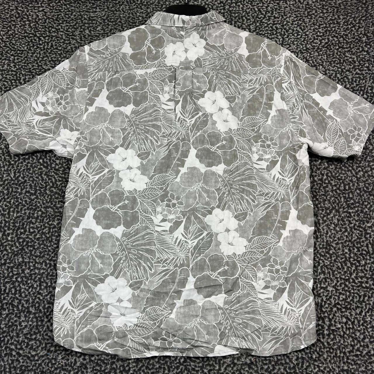 Tommy Bahama Tommy Bahama Button Up Shirt Men Gray Hawaiian Collared L Size US L / EU 52-54 / 3 - 2 Thumbnail