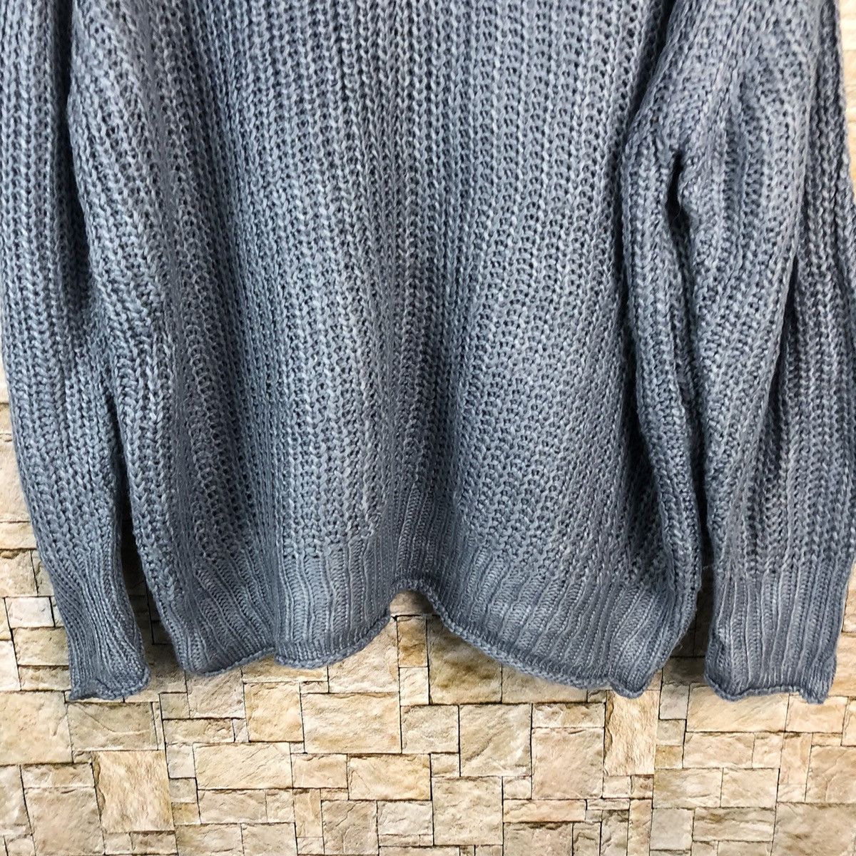 Japanese Brand Hk Works London Blue Knitwear #A818 Size US L / EU 52-54 / 3 - 6 Thumbnail