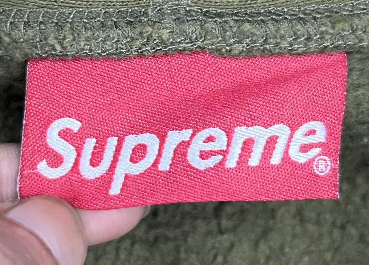 Supreme Supreme Olive Green Arched Logo Hoodie Made Portugal Size XL Size US XL / EU 56 / 4 - 8 Thumbnail