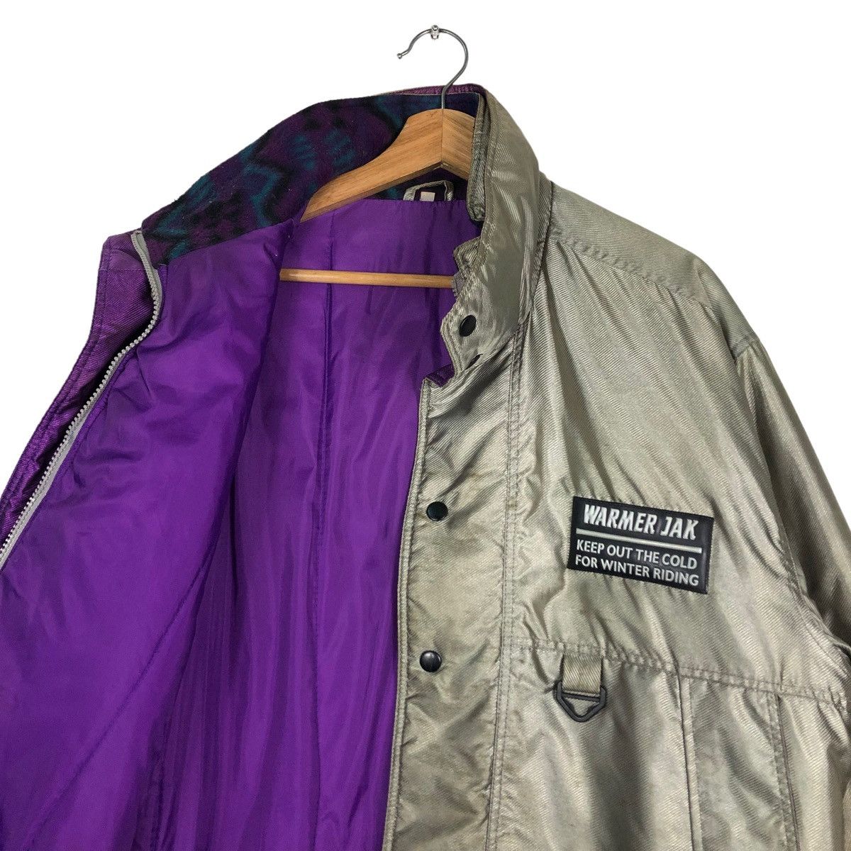 Japanese Brand 🔥VINTAGE SKI BOMBER JACKET WARMER JAK JAPAN ISSEY MIYAKE Size US M / EU 48-50 / 2 - 12 Thumbnail