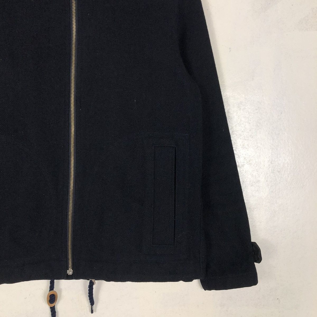 Japanese Brand 📌VINTAGE WOOL BIKER JACKET AUGMENT JAPAN ISSEY MIYAKE Size US S / EU 44-46 / 1 - 6 Thumbnail
