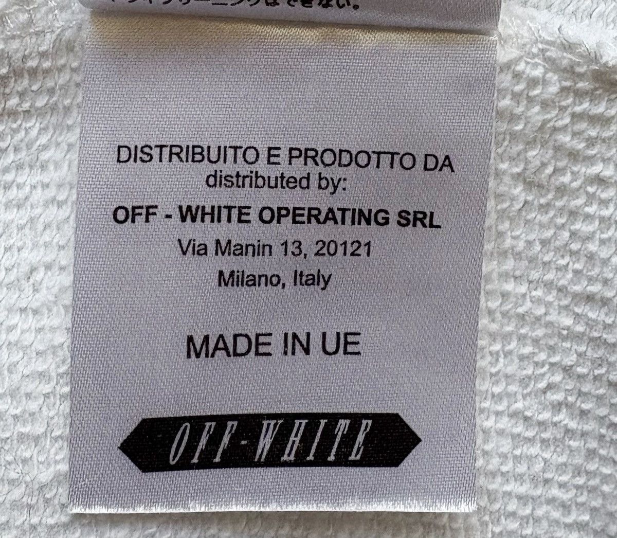 Off-White Off-White Caravaggio “Annunciation” Sweatshirt – White (XL) Size US XL / EU 56 / 4 - 6 Thumbnail