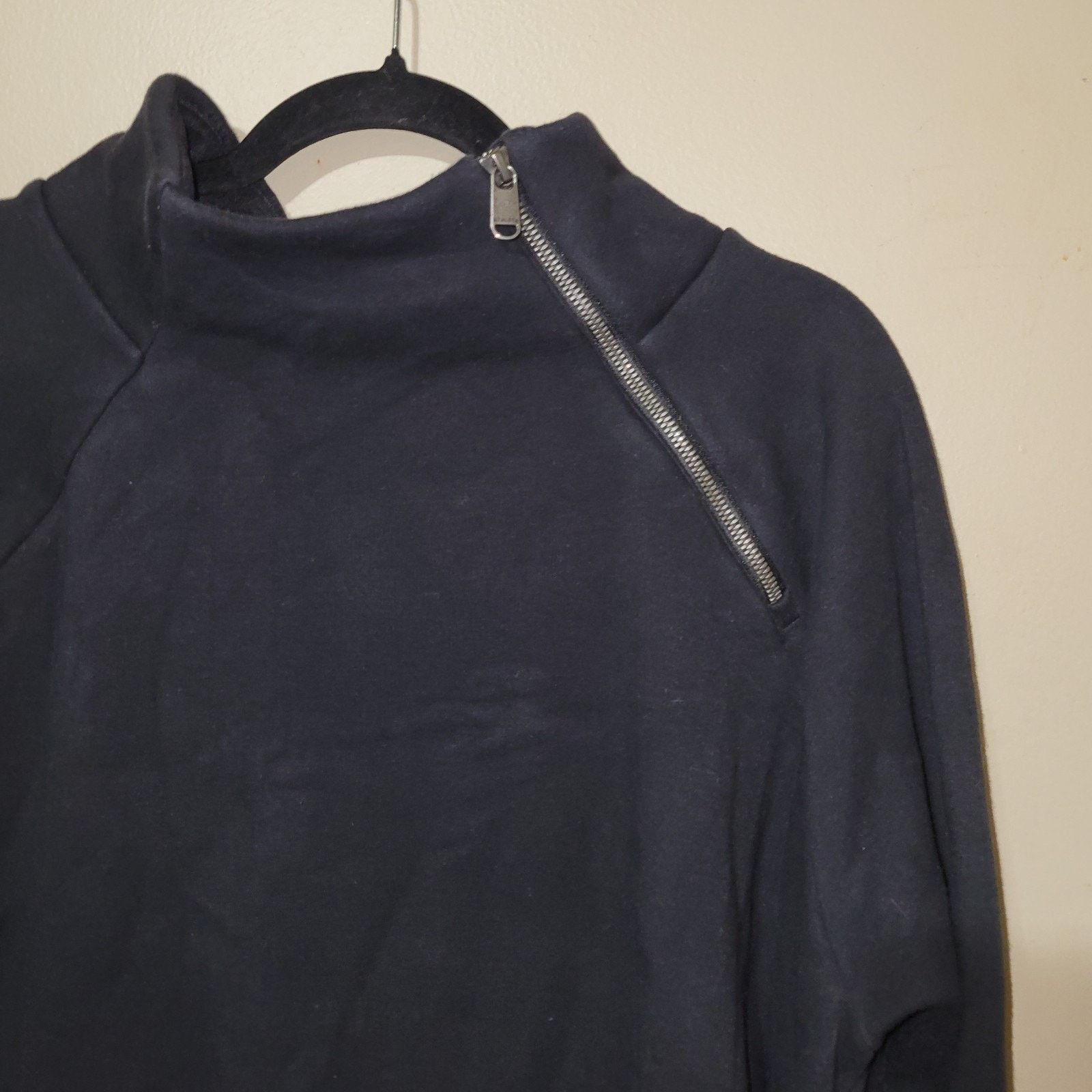 Athleta Athleta Cozy Zip Fleece Tunic Sweatshirt Dress SZ XL Black Size XL / US 12-14 / IT 48-50 - 6 Thumbnail
