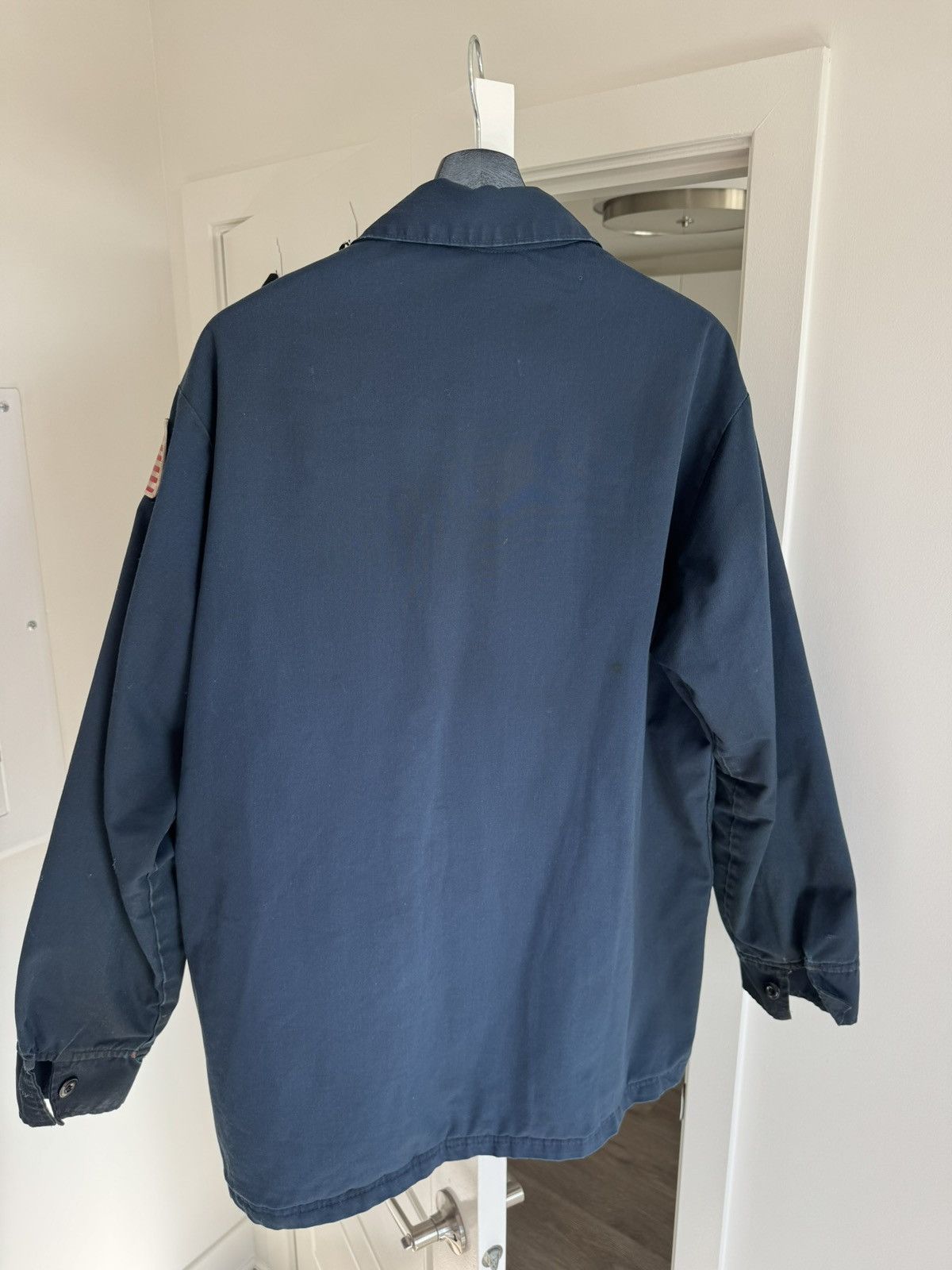 Vintage Vintage Long Navy Coat/Jacket Size US L / EU 52-54 / 3 - 3 Thumbnail