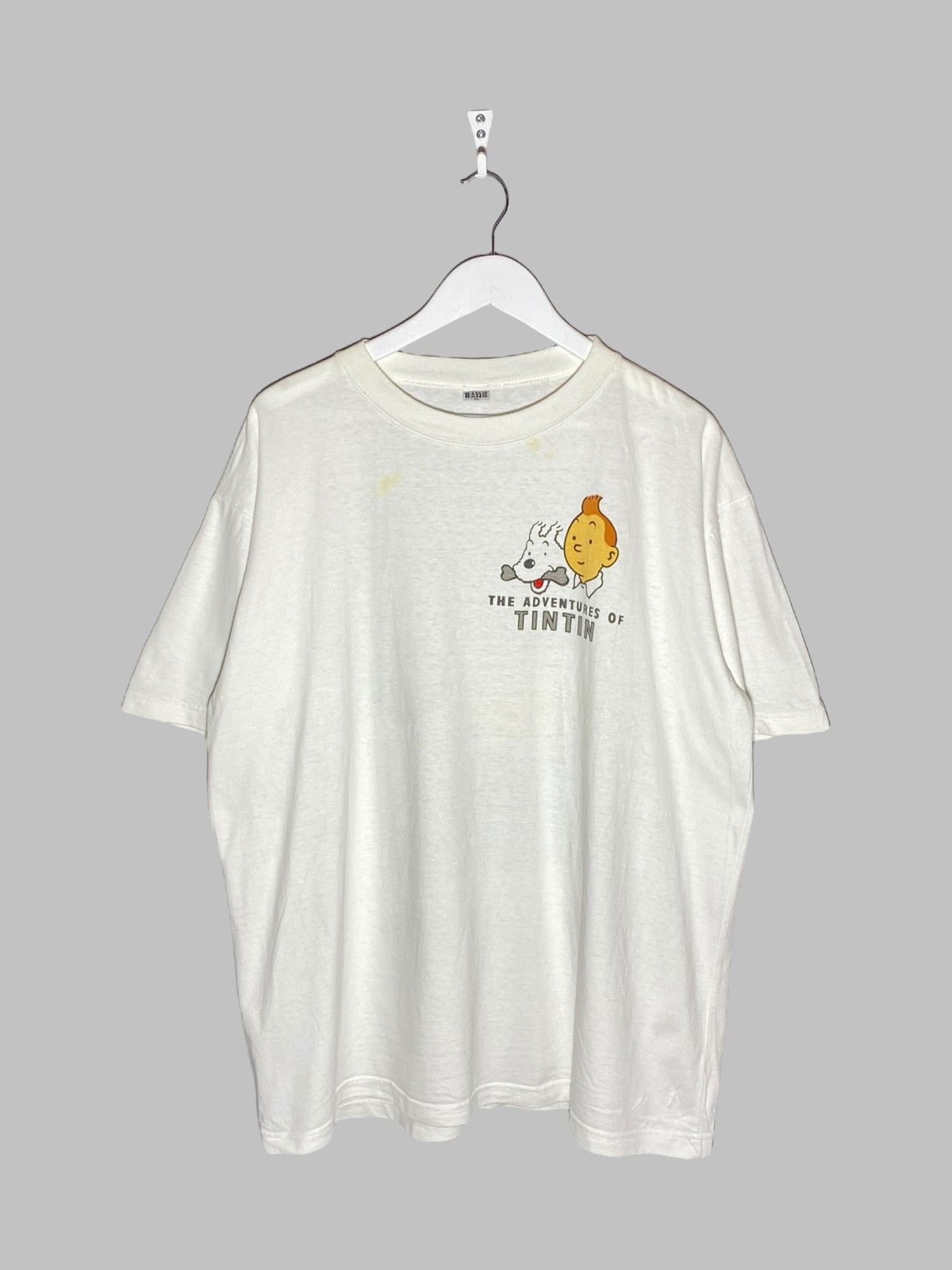 Cartoon Network 🔥 90s TINTIN IN THE CONGO CONTROVERSIAL COMIC TEE RARE Size US XL / EU 56 / 4 - 2 Thumbnail