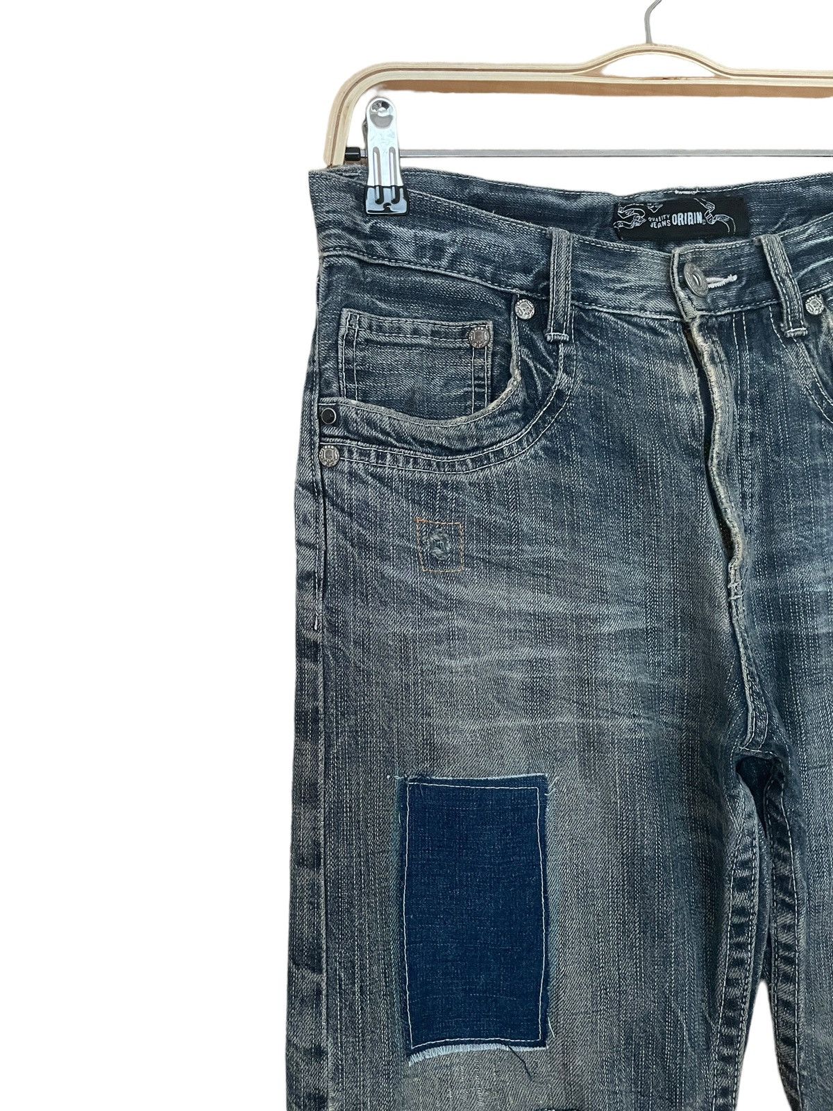 Japanese Brand Vintage Japanese Brand Oririn Patchwork Jeans 1990s Size US 32 / EU 48 - 3 Thumbnail