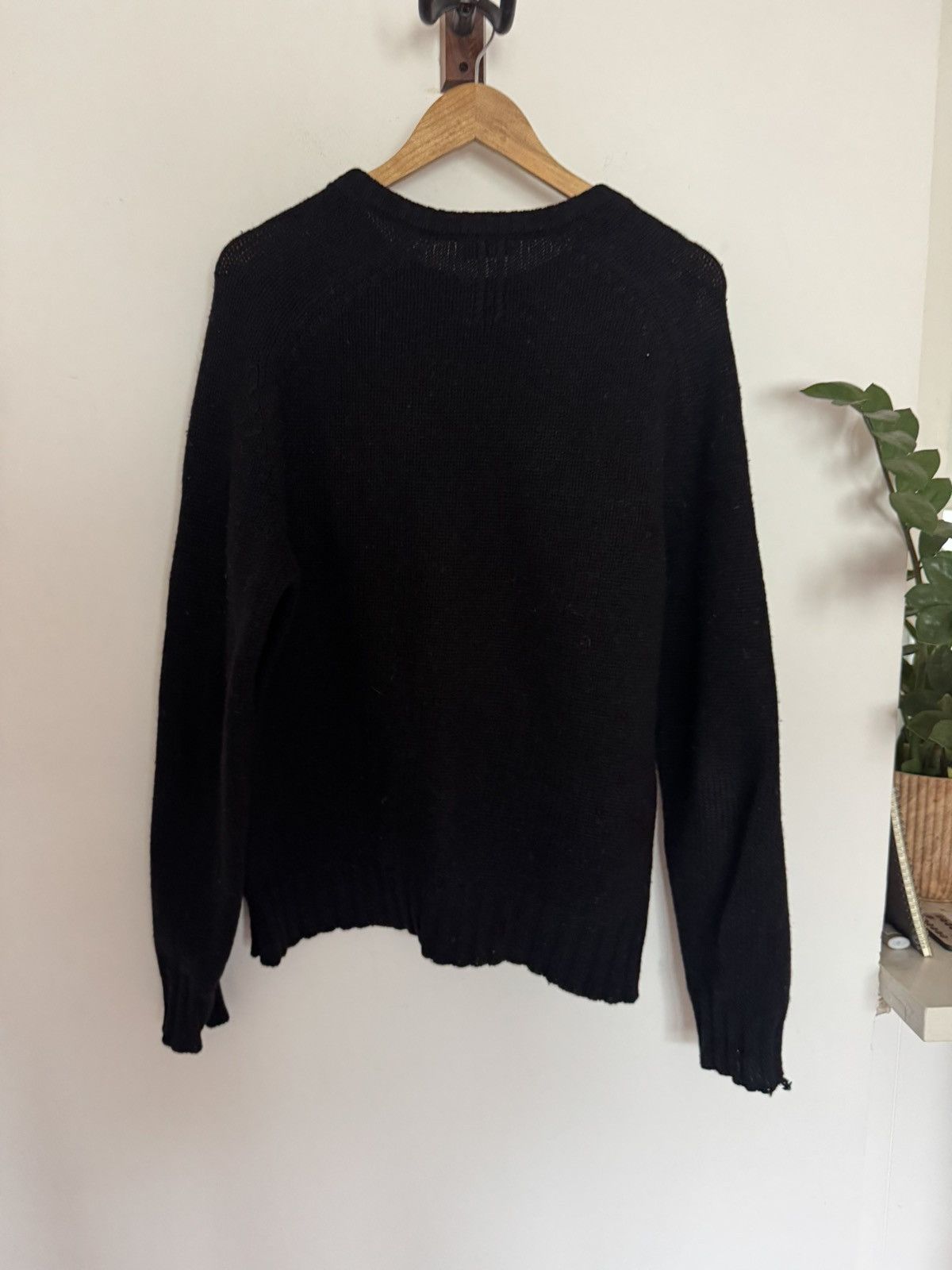 Saint Laurent Paris Hedi FW14 Wool distressed sweater Size US L / EU 52-54 / 3 - 5 Thumbnail