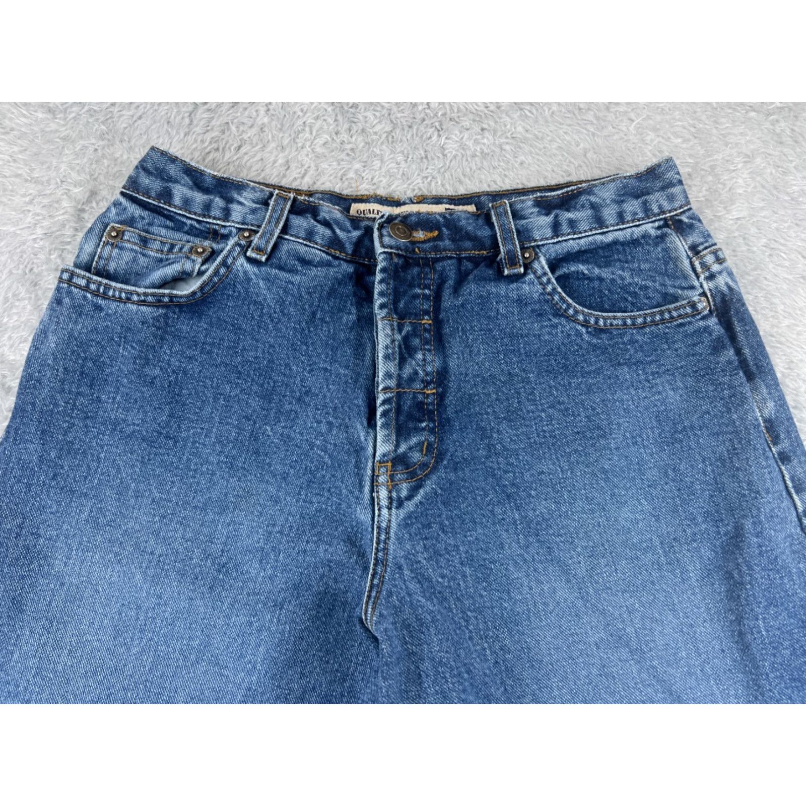 Vintage VINTAGE Maurices Pants Womens 9 Blue Denim Cotton Mid Rise Straight Leg Cotton 26x30 Size 30" / US 8 / IT 44 - 4 Thumbnail