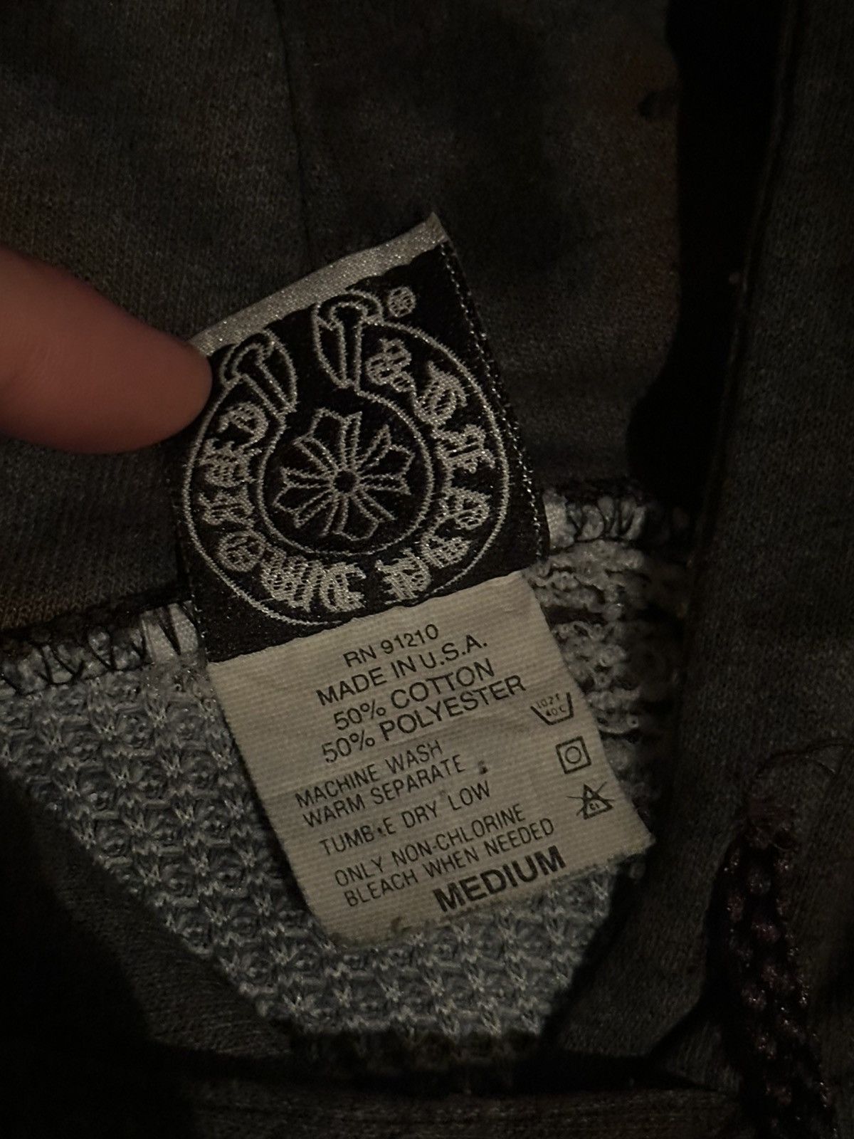 Chrome Hearts Chrome Hearts Vintage Thermal Tie Dye Hoodie Size US M / EU 48-50 / 2 - 6 Thumbnail