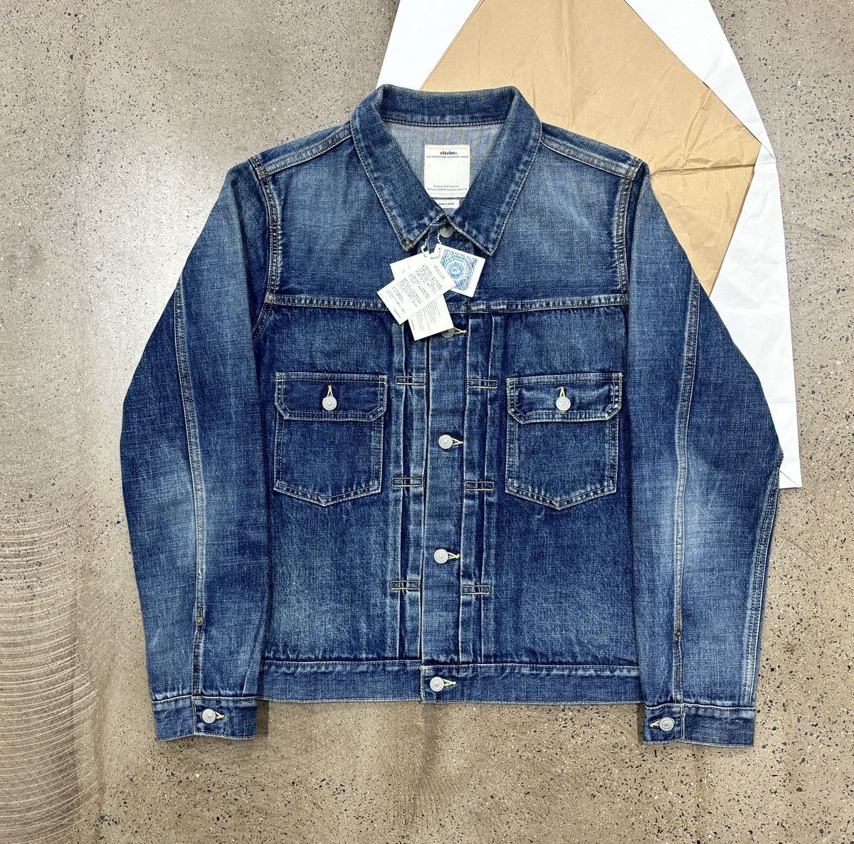 Visvim Visvim 18ss 101 Jkt Dmgd，size 4 Size US XL / EU 56 / 4 - 1 Thumbnail