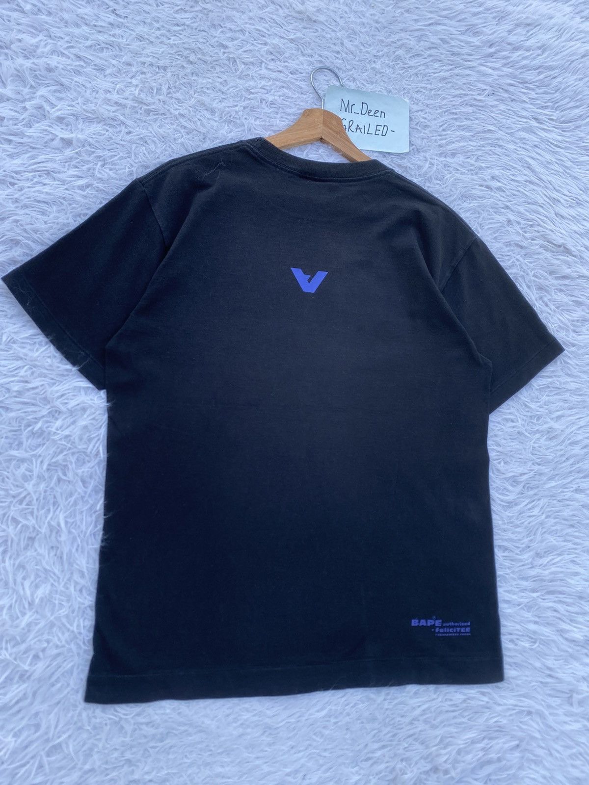 Bape Rare Vintage A Bathing Ape Black Tshirt Ideograph Size US M / EU 48-50 / 2 - 18 Thumbnail