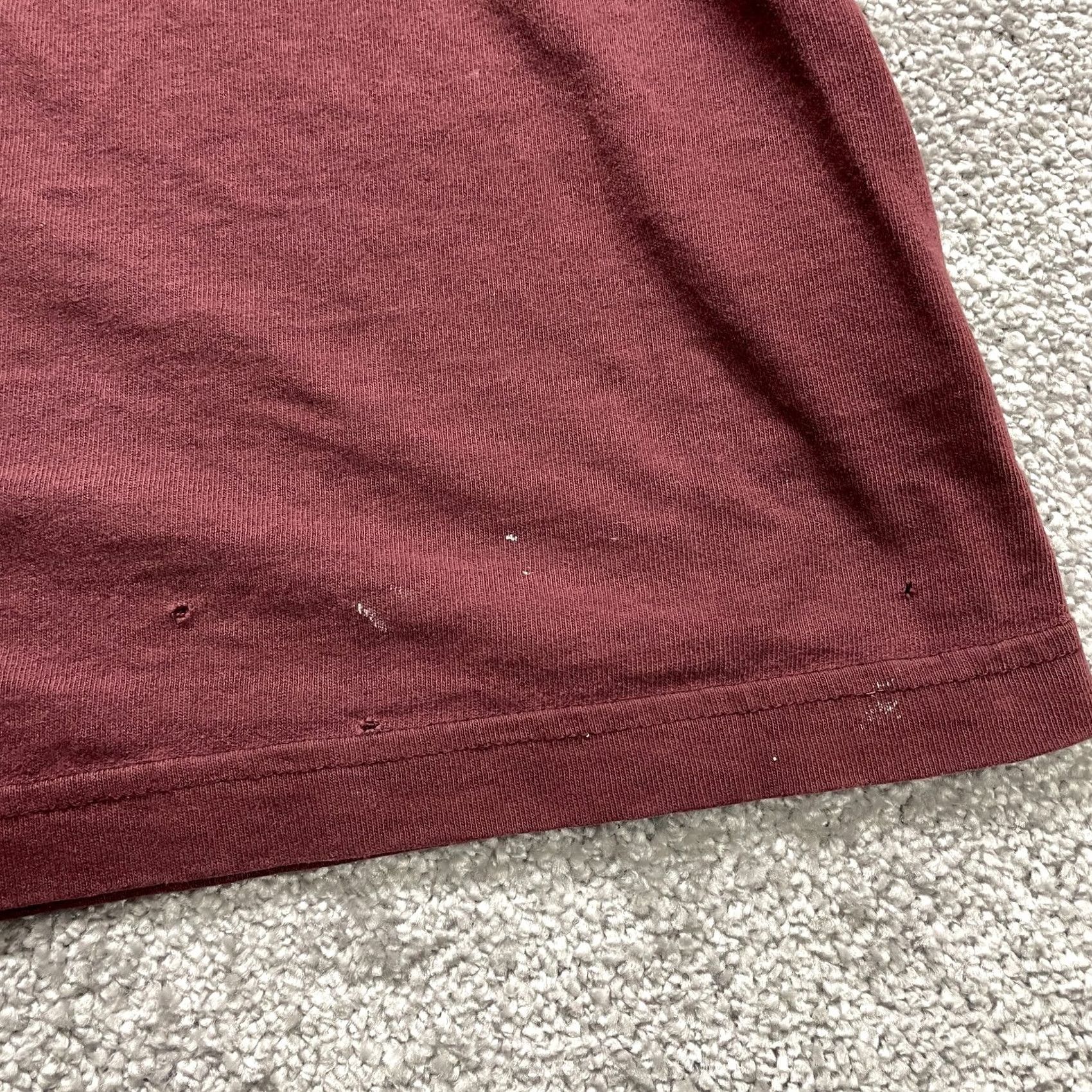 Carhartt VINTAGE Carhartt Shirt Mens XL Original Fit Red Crew Neck Logo Pocket Tee Cotton K87 Size US XL / EU 56 / 4 - 2 Thumbnail