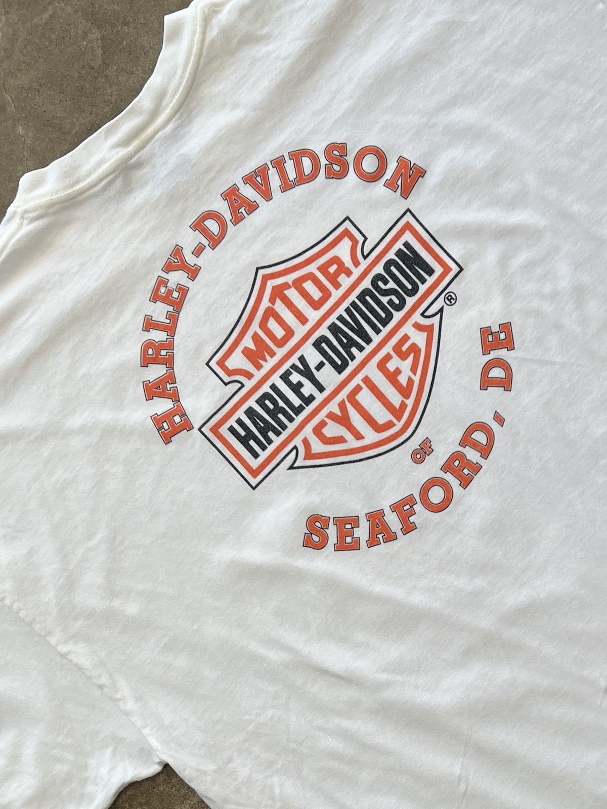 Harley Davidson Vintage 2001 Y2K Harley Davidson Eagle Delaware Tee XXXL Size US XXL / EU 58 / 5 - 4 Thumbnail