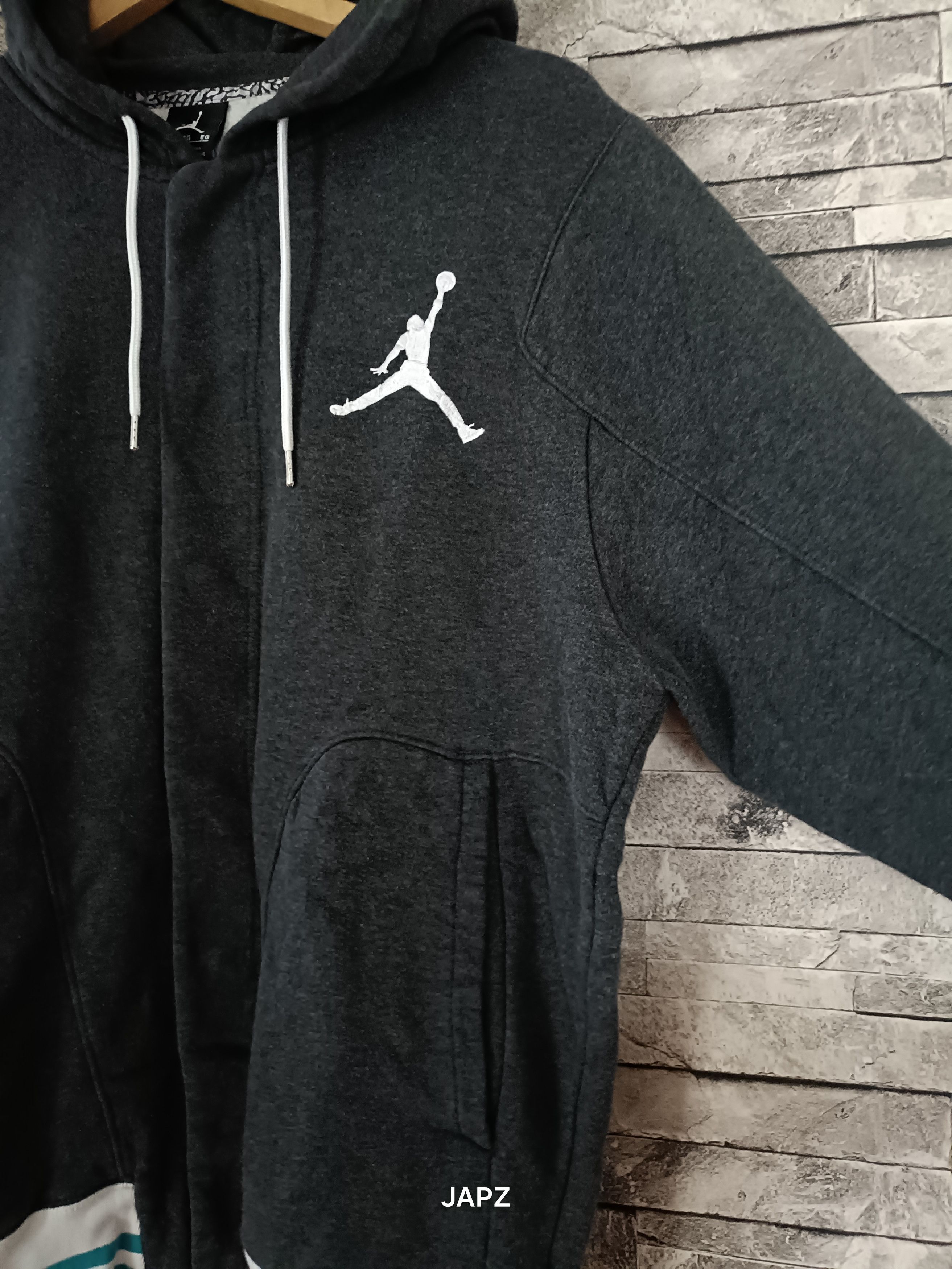 Nike Vintage Nike air Jordan varsity hoodie jacket Y2K Jumpman Size US XL / EU 56 / 4 - 2 Thumbnail