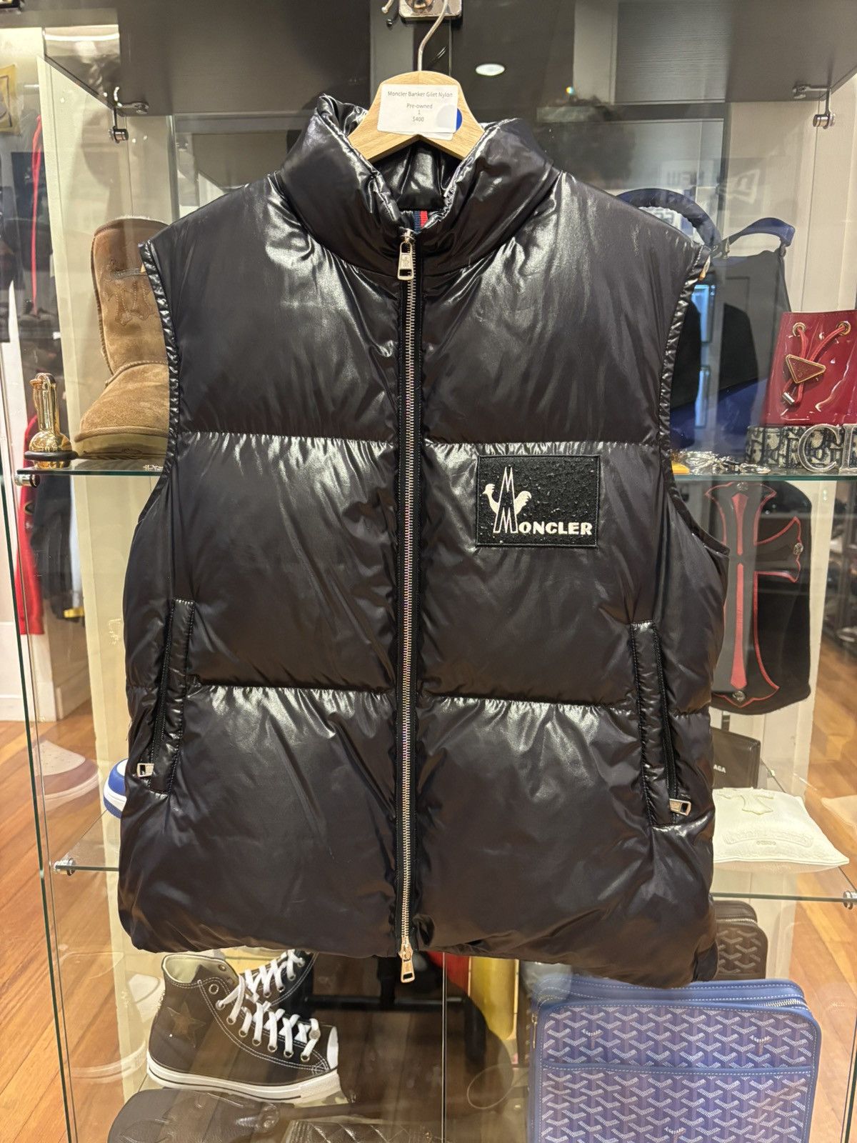 Moncler Moncler Banker Gilet Nylon Vest Size US S / EU 44-46 / 1 - 1 Thumbnail