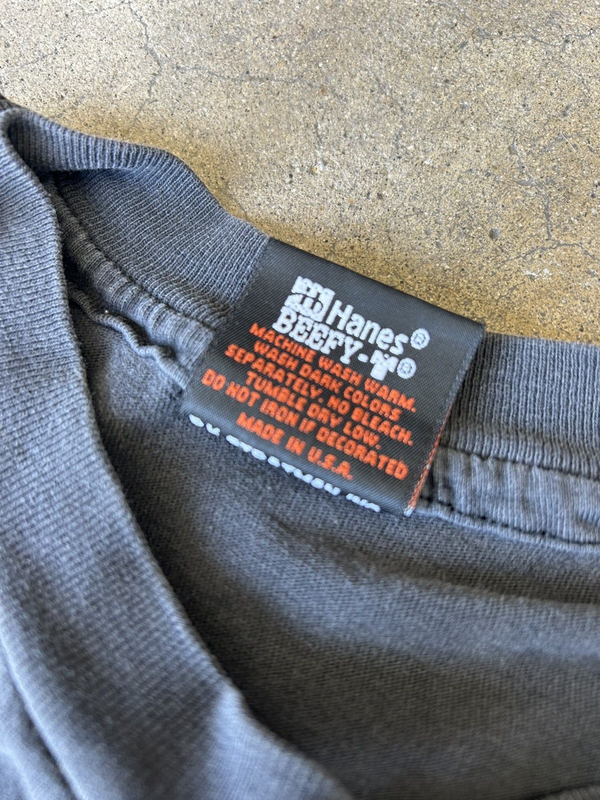 Harley Davidson Faded Black Single-Stitch Harley Tee Size US M / EU 48-50 / 2 - 4 Thumbnail