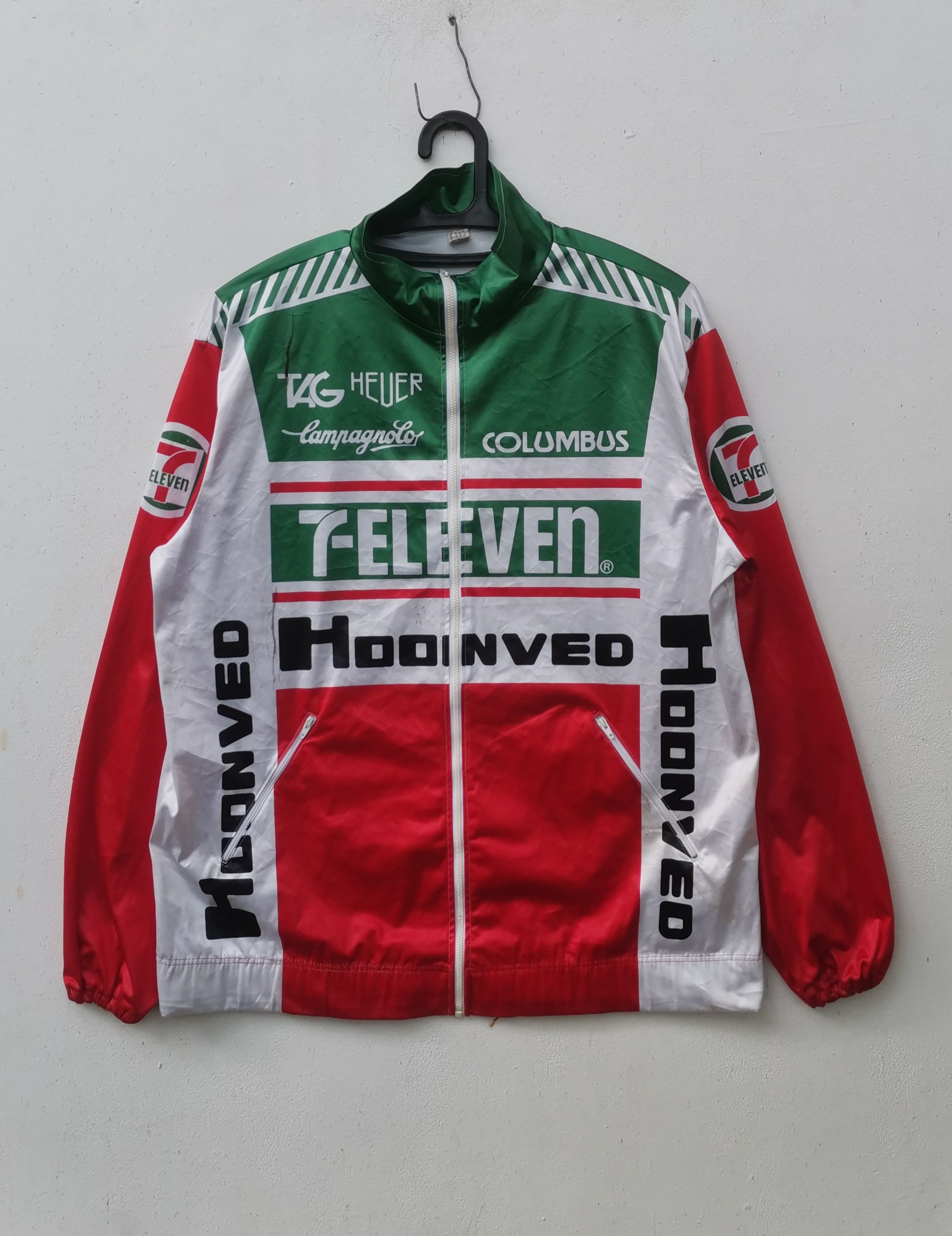 Tag Heuer × Vintage Rare Tag Heuer x 7-eleven bicycle Jersey Size US L / EU 52-54 / 3 - 1 Thumbnail