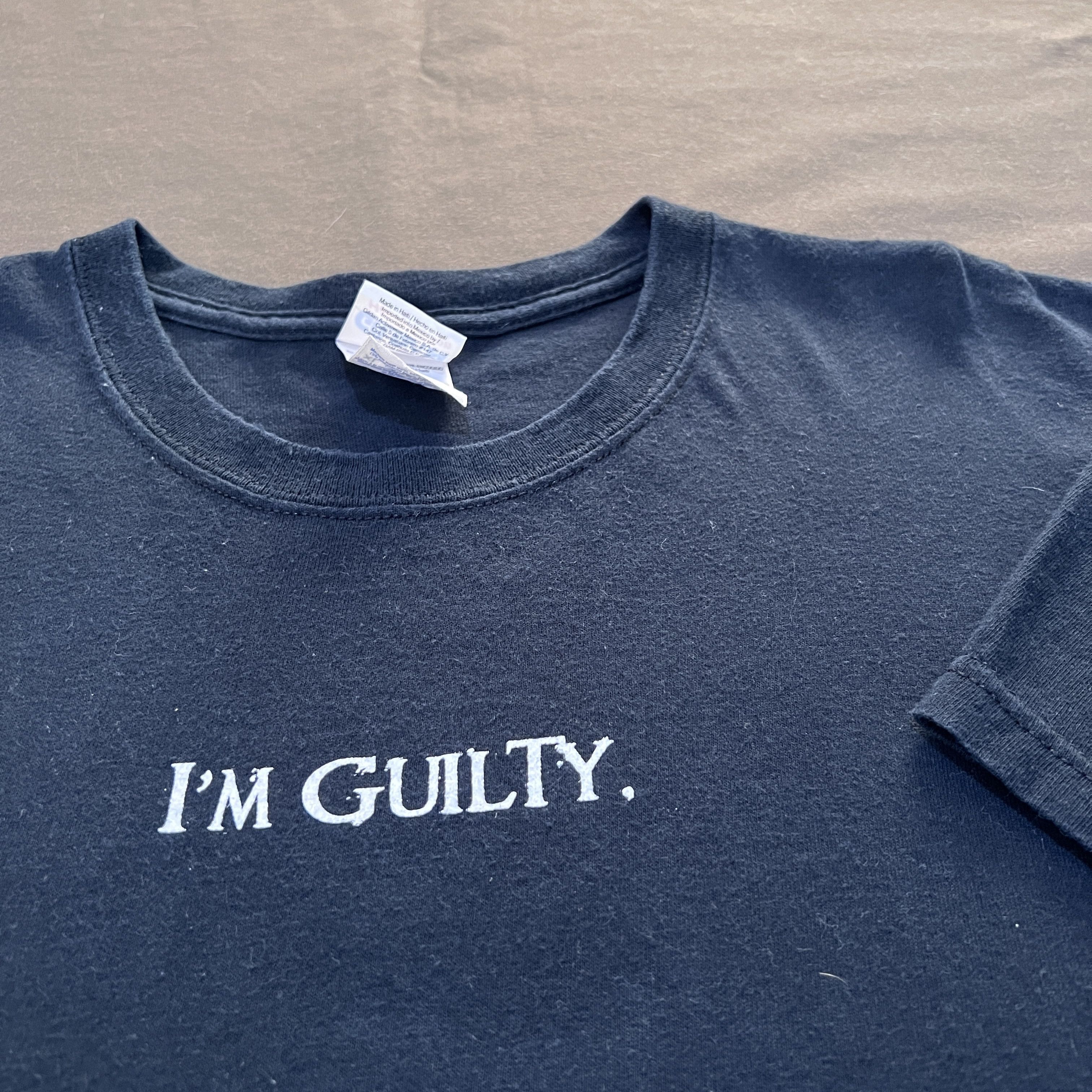 Vintage Vintage Y2K i'm guilty God Jesus Bible Holy Promo Tee XL Size US XL / EU 56 / 4 - 1 Thumbnail