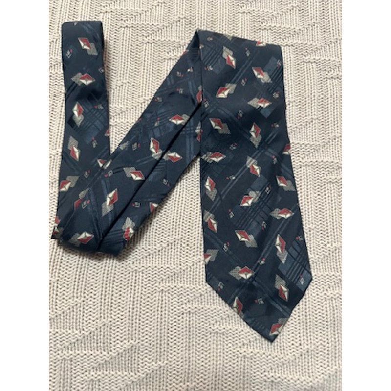 Polo Ralph Lauren Polo Ralph Lauren navy print silk tie Size ONE SIZE - 1 Thumbnail