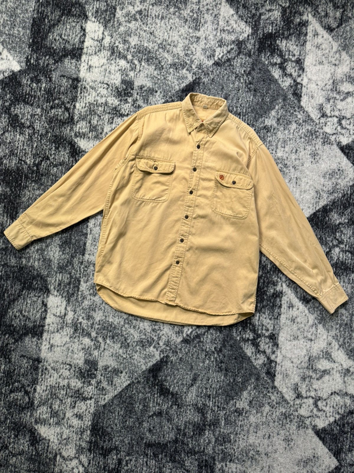 Fjallraven × Vintage Vintage Fjallraven Shirt Button Ups Outdoor life Dense Y2K Size US M / EU 48-50 / 2 - 1 Thumbnail