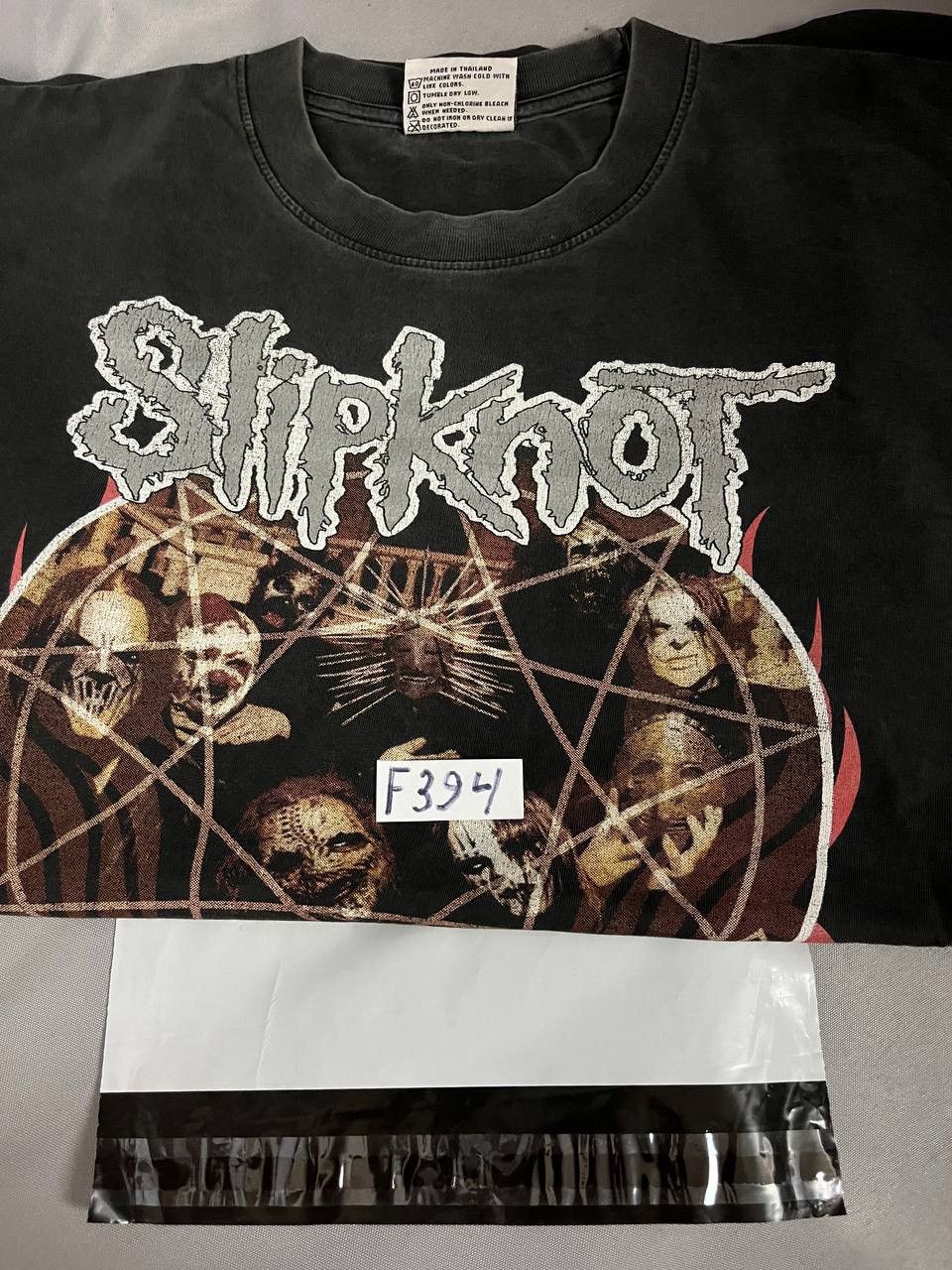 Slipknot Slipknot Vintage Tee T Shirt Black Faded 1990s Size US XL / EU 56 / 4 - 9 Thumbnail