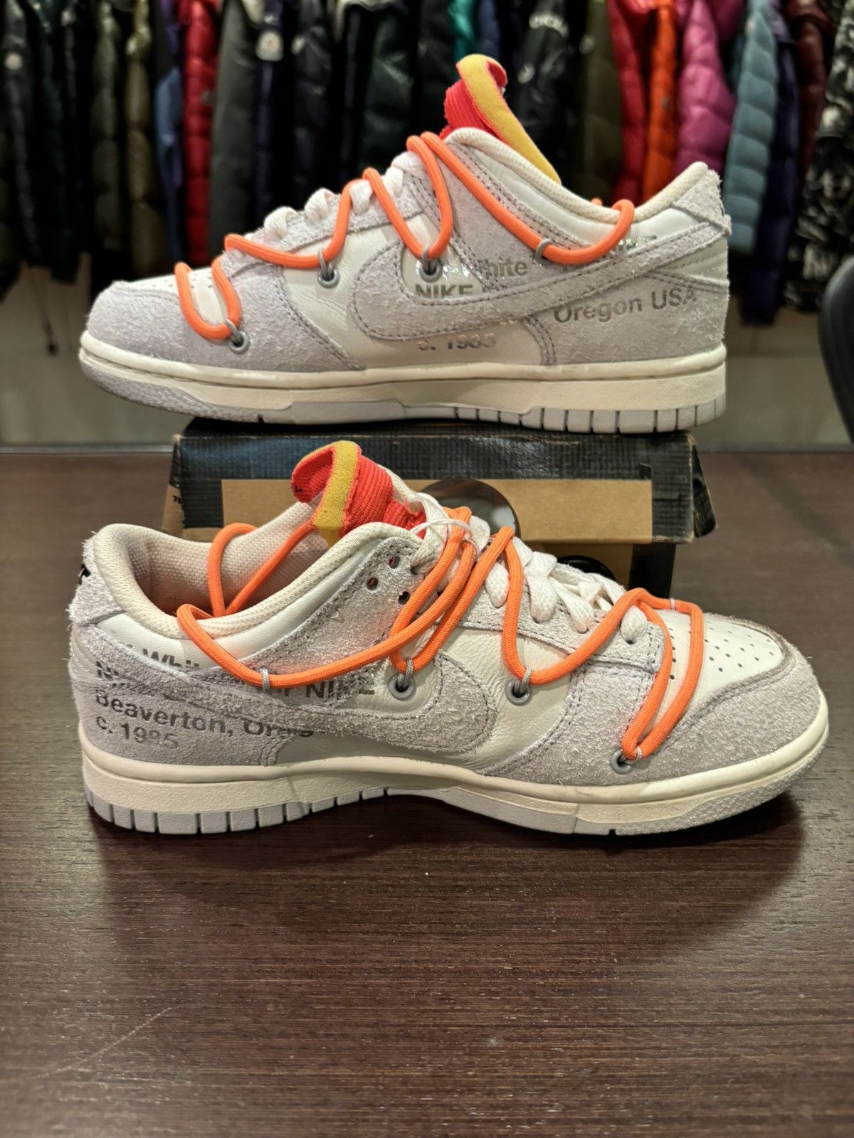 Nike × Off-White Nike Off-White Dunk Lot 31 4.5 Size US 6 / IT 36 - 3 Thumbnail