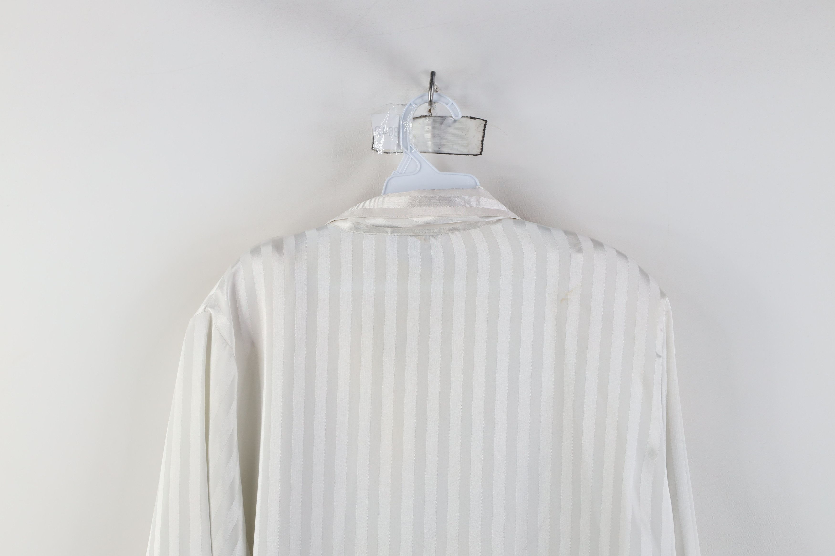 Vintage Vintage 90s Streetwear Striped Looped Collar Button Shirt Size XXL / US 16-18 / IT 52-54 - 15 Thumbnail