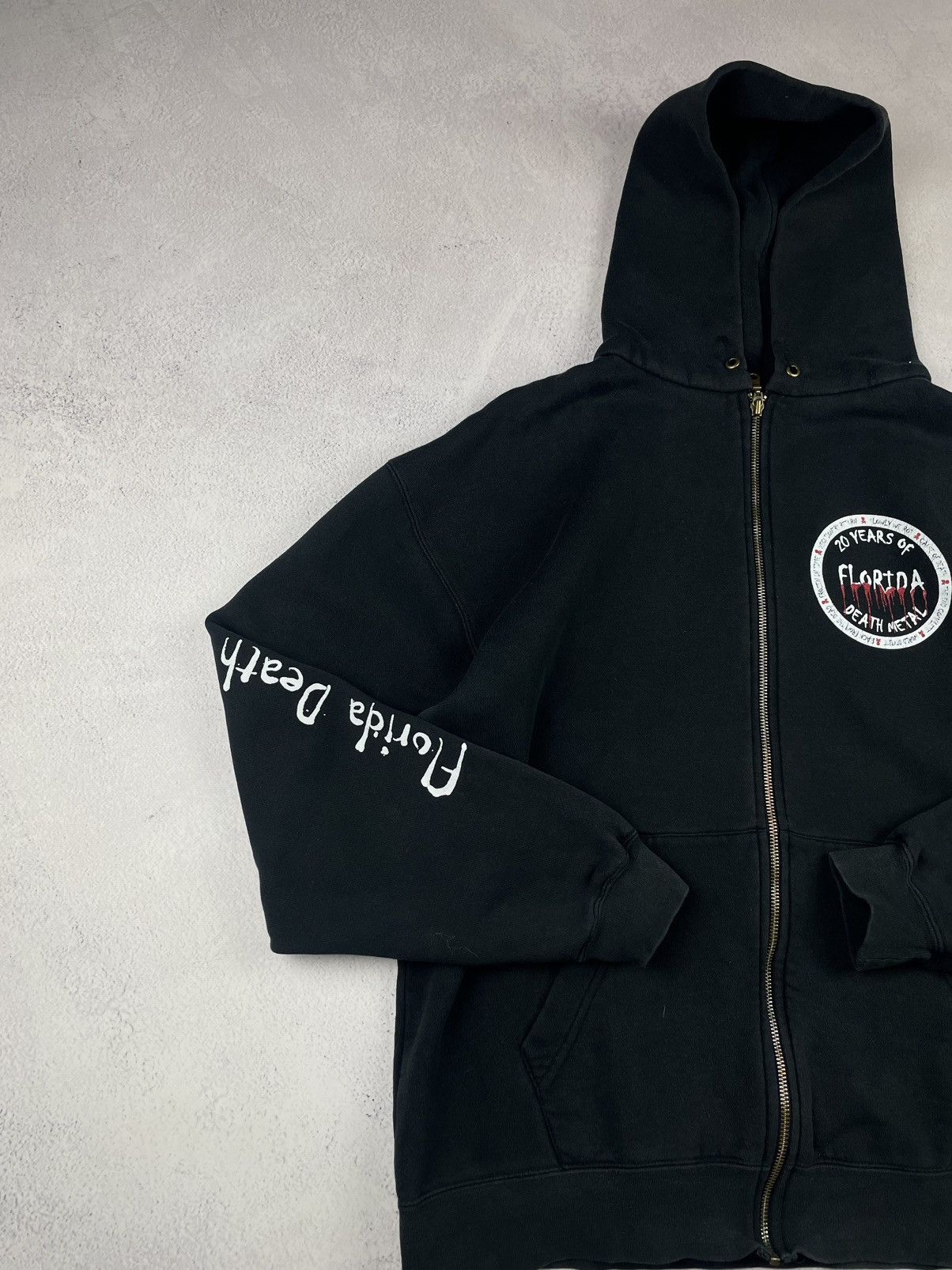 Fruit Of The Loom Obituary Vintage Y2K Hoodie Black Size XL Death Metal Band Size US XL / EU 56 / 4 - 3 Thumbnail