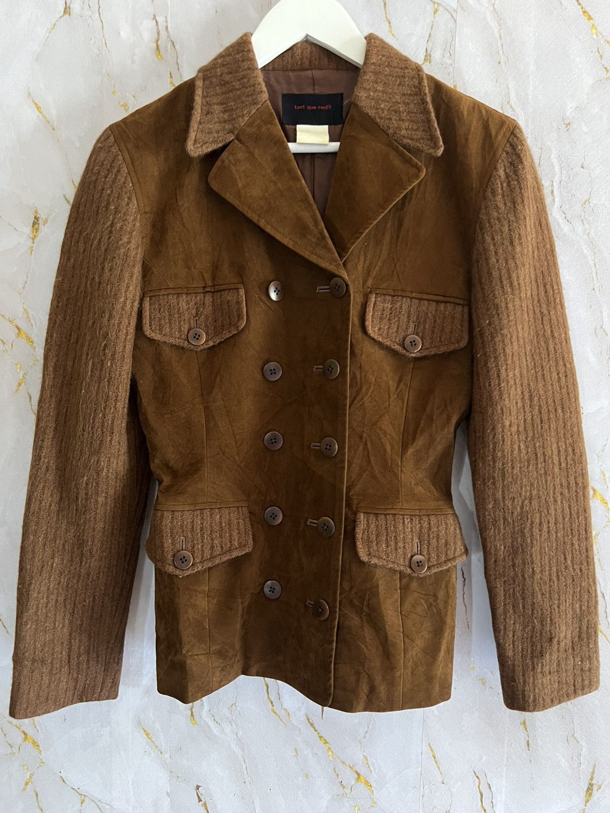 Japanese Brand Tant Que Redit Jacket Minimalist Japanese Designer Size S / US 4 / IT 40 - 1 Thumbnail