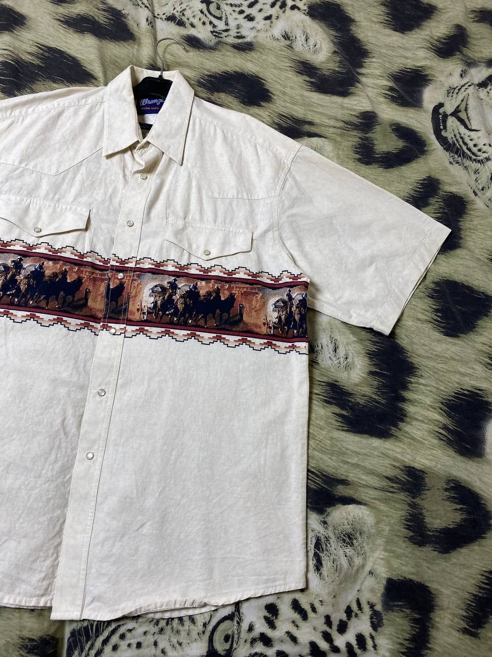 Vintage × Wrangler Vintage Wrangler Cowboy Shirt Size US XXL / EU 58 / 5 - 4 Thumbnail
