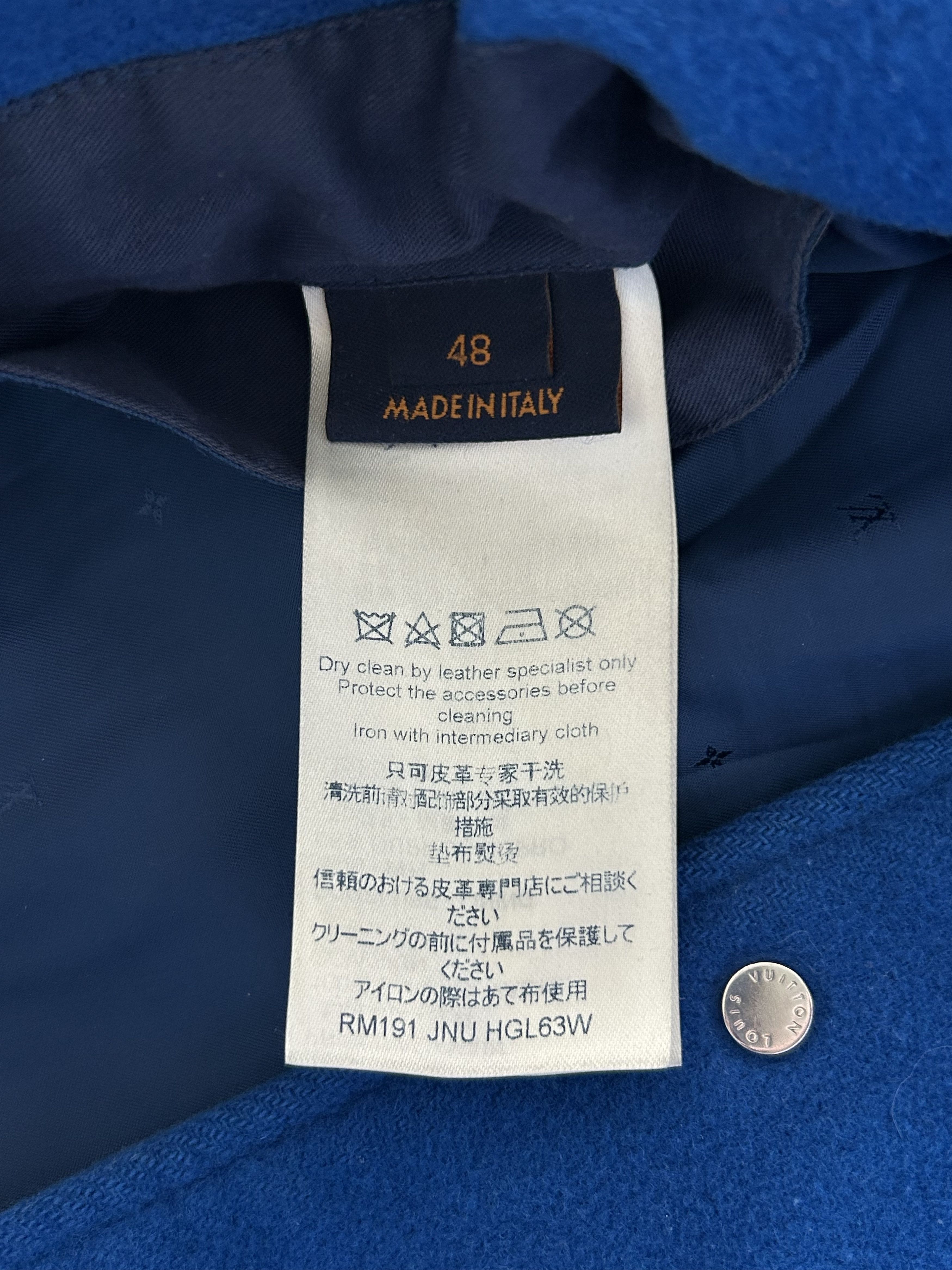 Louis Vuitton Louis Vuitton Blue Wizard Of Oz Varsity Jacket Size US L / EU 52-54 / 3 - 4 Thumbnail