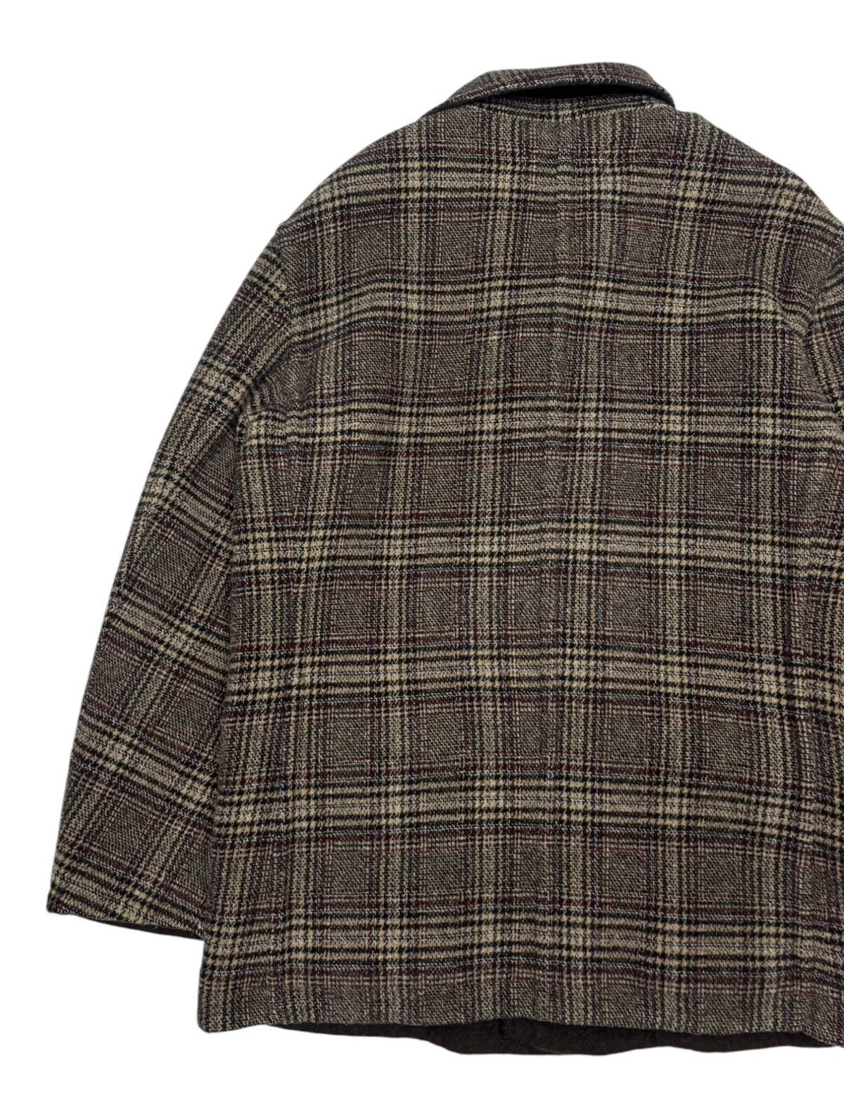 Issey Miyake Henry Cottons 80s Herringbone French Hunting Jacket Size US M / EU 48-50 / 2 - 16 Thumbnail