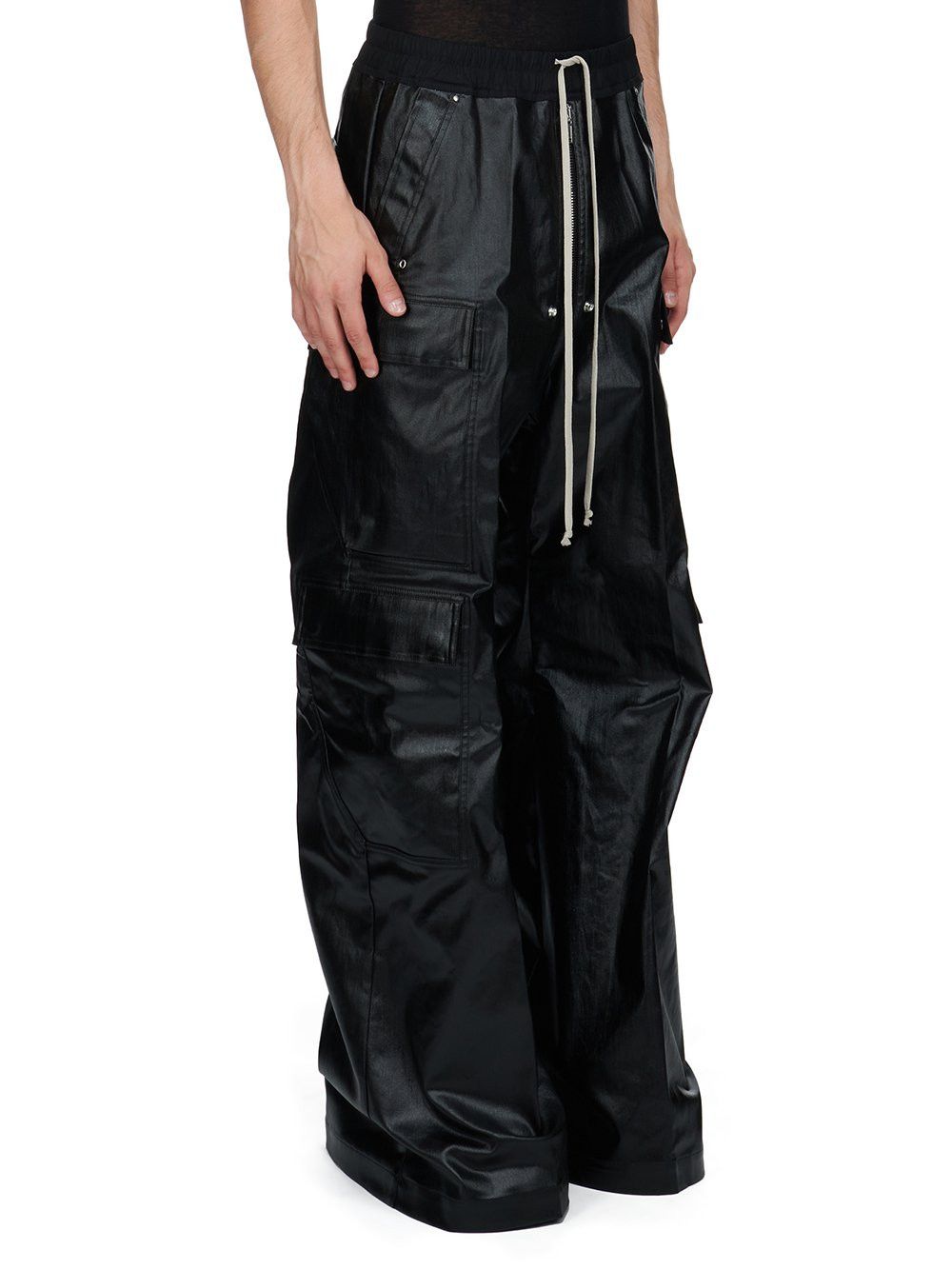 Rick Owens o1s1v1n0724 Cargo Pants in Black Size US 34 / EU 50 - 2 Thumbnail