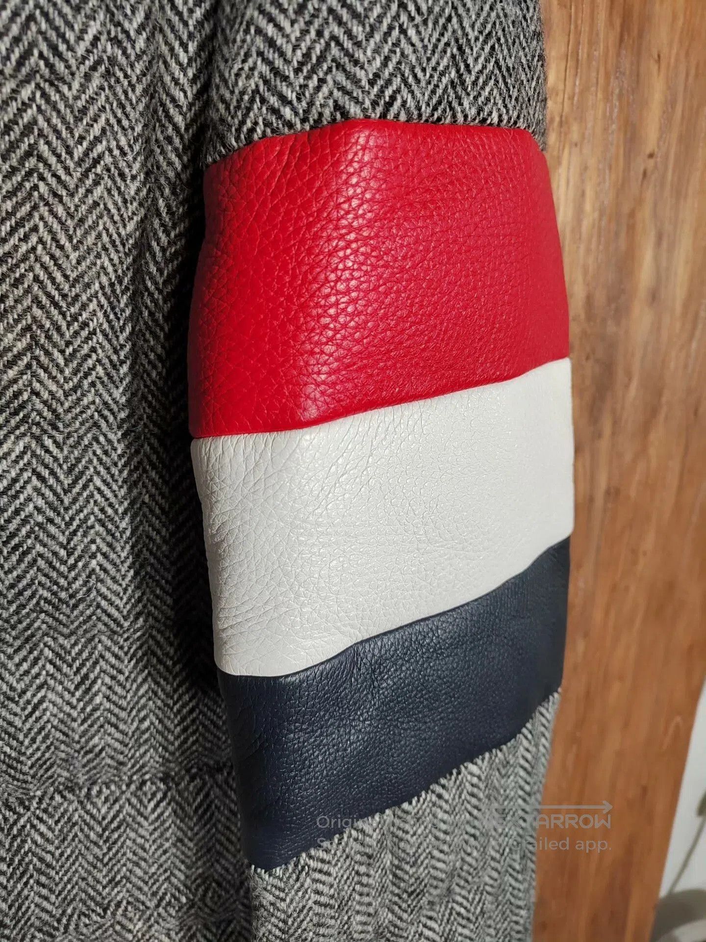 Thom Browne Thom Browne Wool Jacket with Leather Sleeves. Size US S / EU 44-46 / 1 - 5 Thumbnail