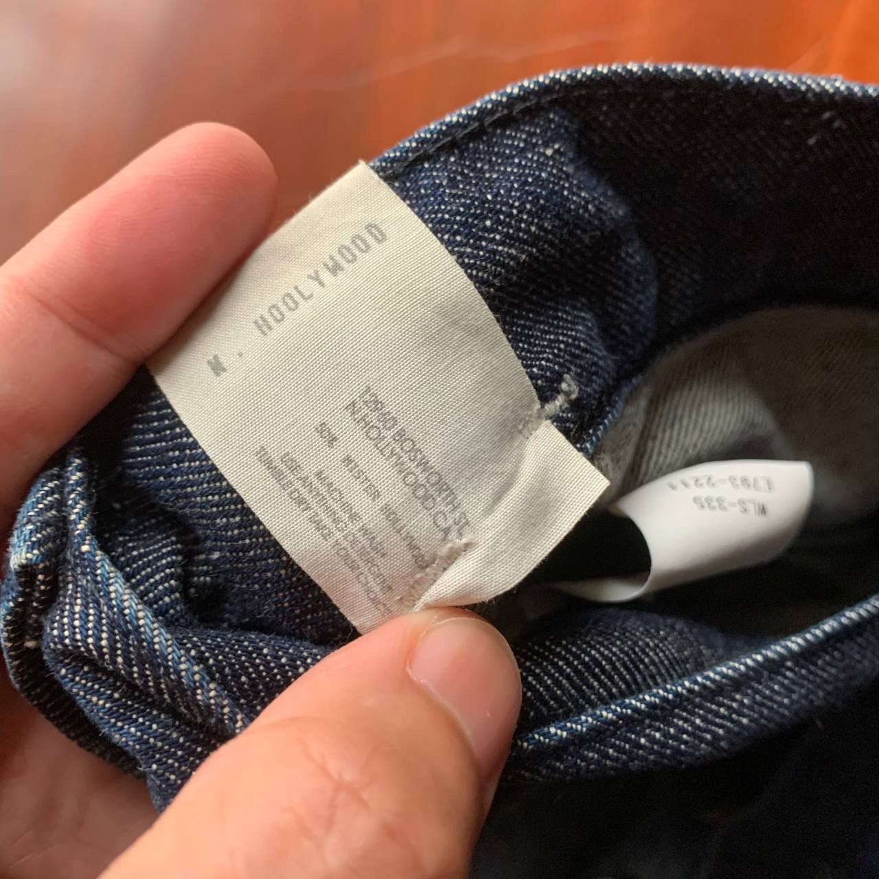 N.Hoolywood N.Hoolywood X Wrangler Blue Bell’s Dark Blue Denim Pants Size US 31 - 12 Thumbnail