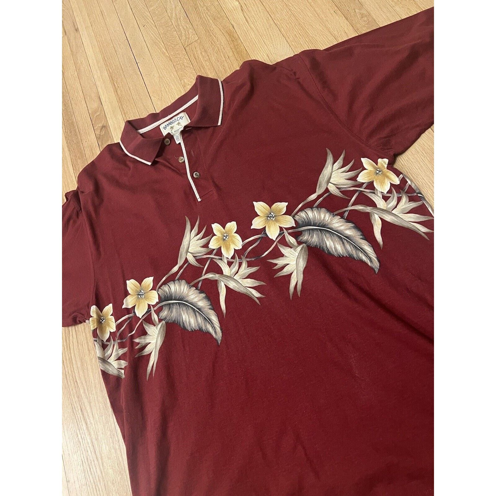 United Bamboo Bamboo Cay Short Sleeve Shirt Men’s XL Tropical Hawaiian Size US XL / EU 56 / 4 - 1 Thumbnail