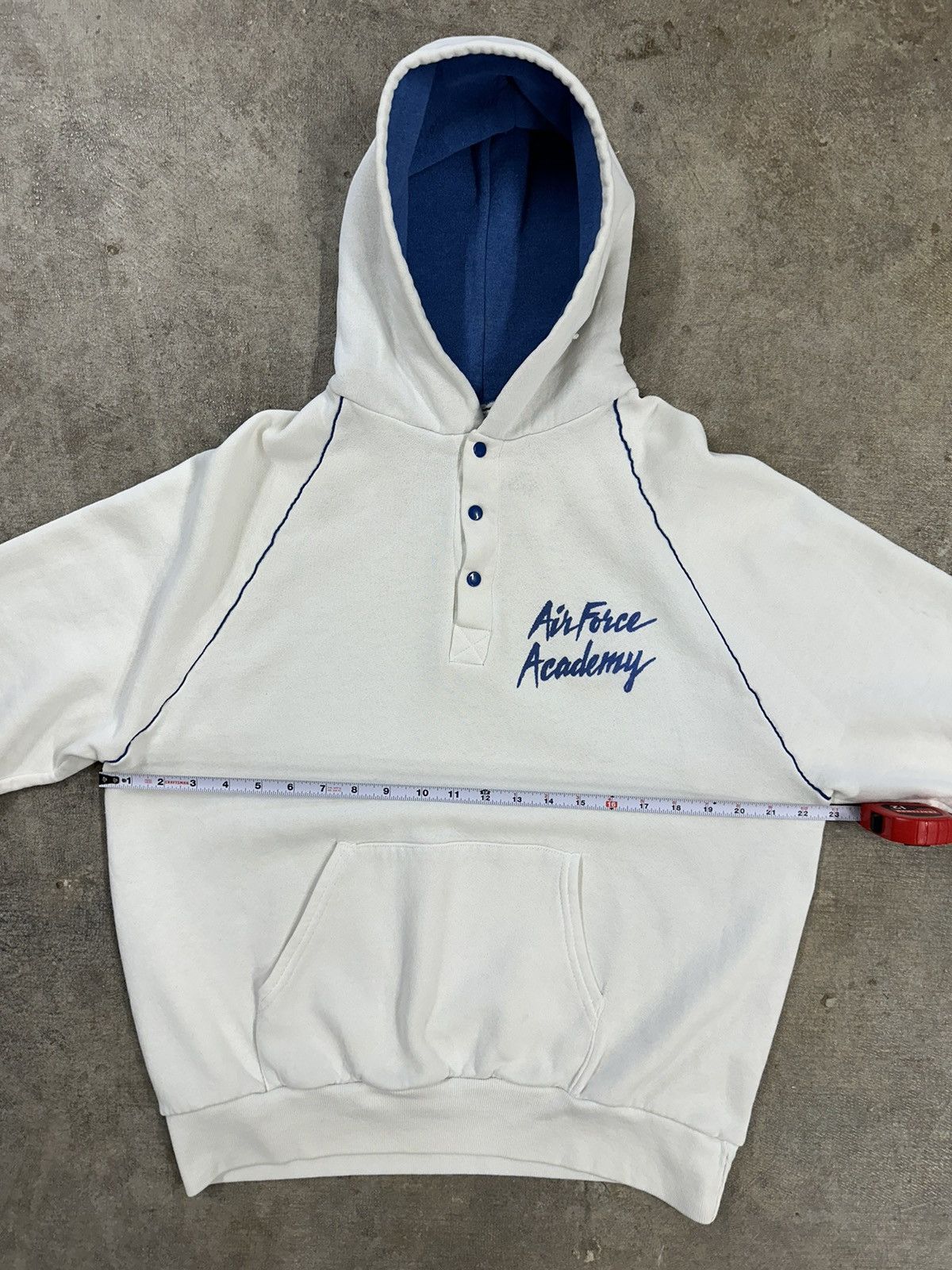 Vintage Vintage 90s Air Force Academy Military Army Hoodie Size US S / EU 44-46 / 1 - 16 Thumbnail