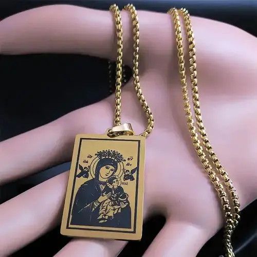 Other Virgin Mary Medal Pendant Necklaces Size ONE SIZE - 3 Thumbnail