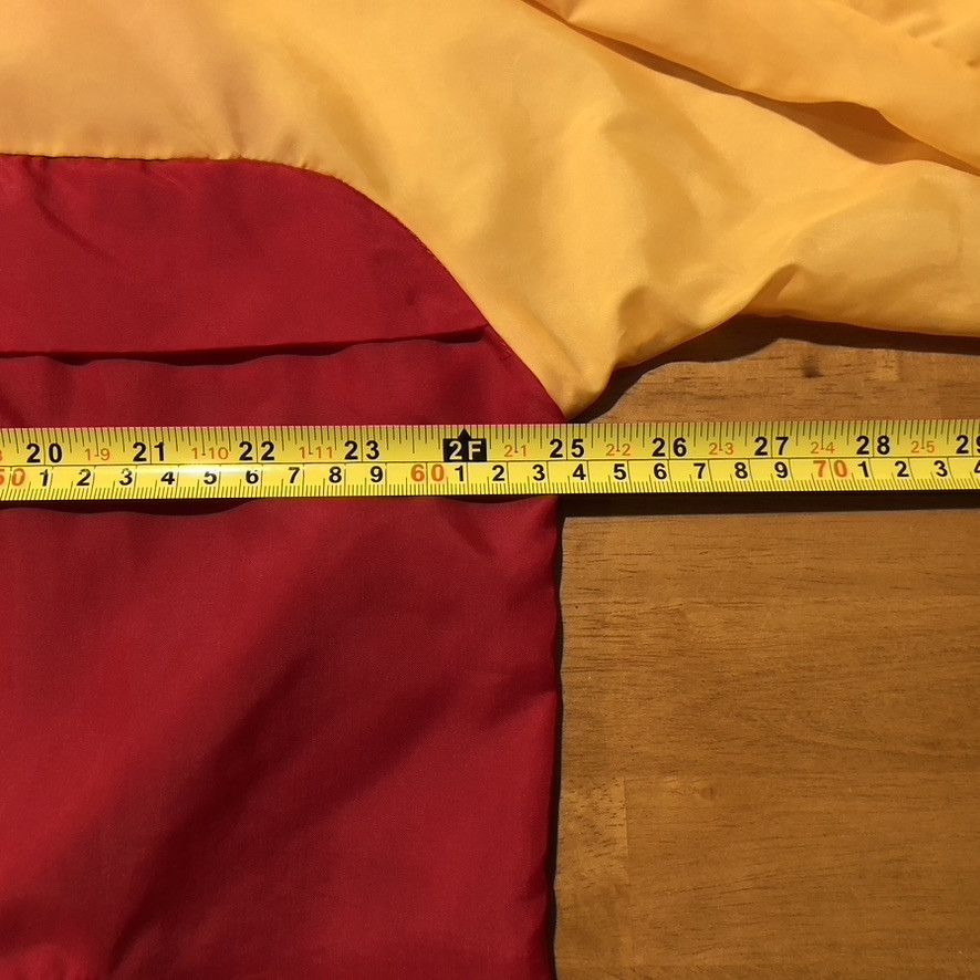 K-Way 1980s K-Way Windbreaker Vintage Red & Gold Size US L / EU 52-54 / 3 - 8 Thumbnail
