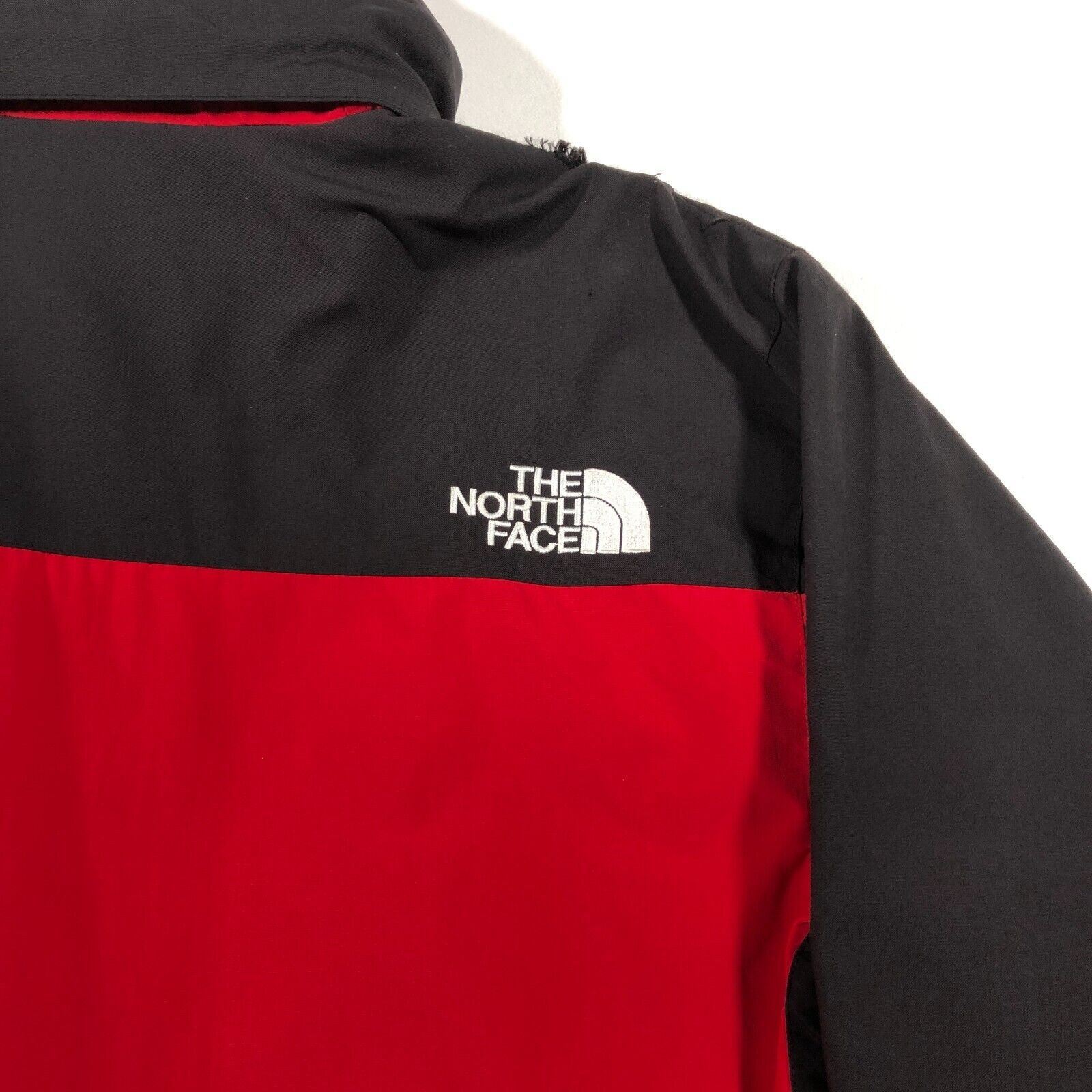 The North Face × Vintage Vintage The North Face TNF Black Red Shell Jacket Size XL Size US XL / EU 56 / 4 - 11 Thumbnail
